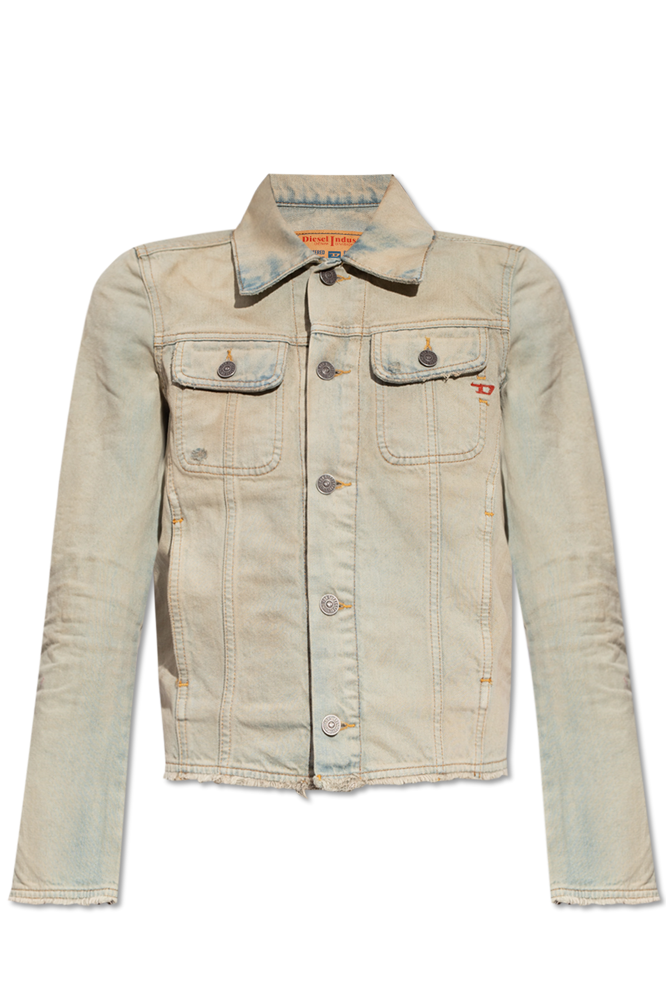 Diesel Jeansowa Kurtka ‘DE-BONNY’, Kobiety, Jasnoniebieski