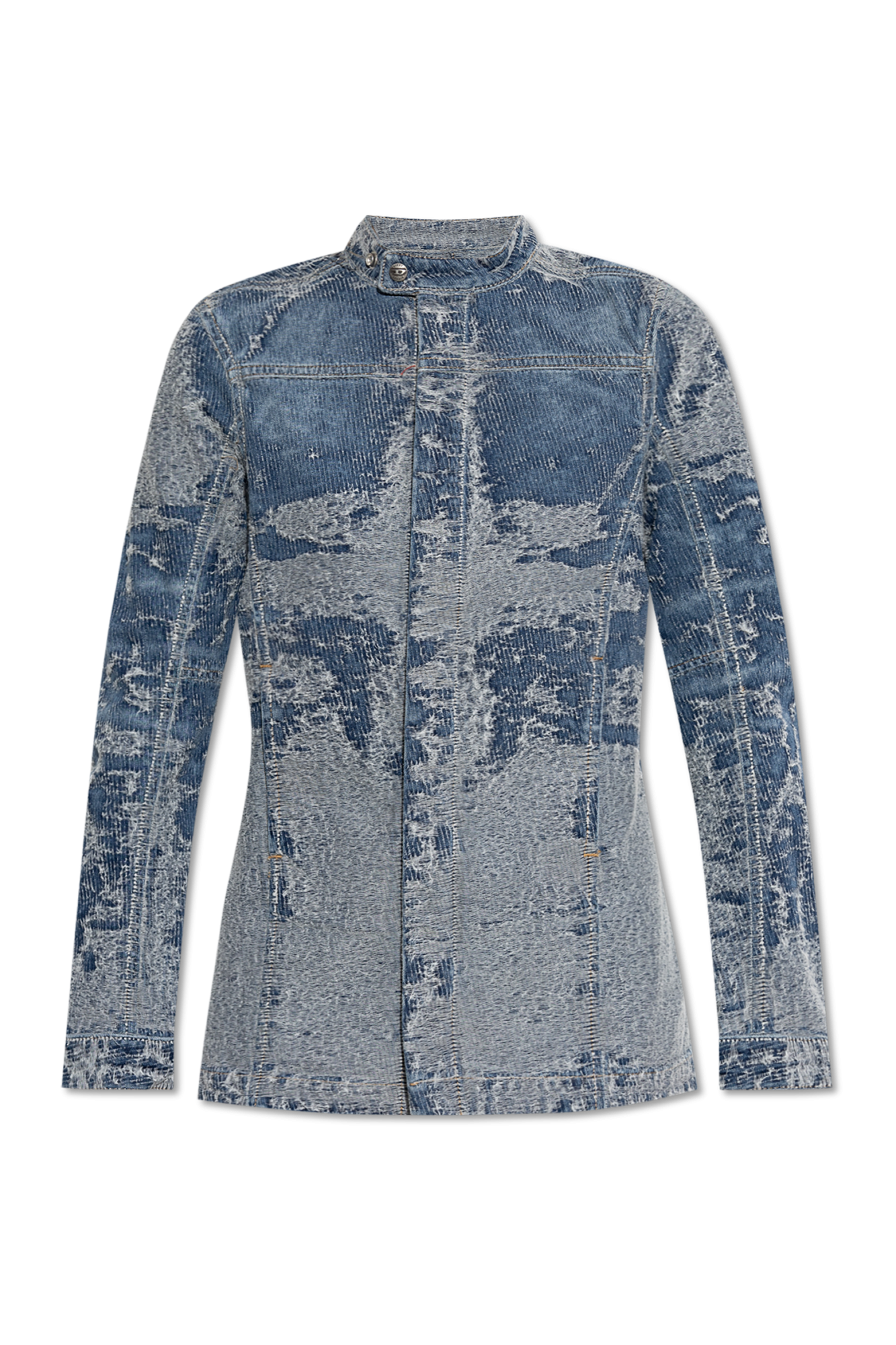 Diesel Kurtka Jeansowa, Kobiety, Niebieski