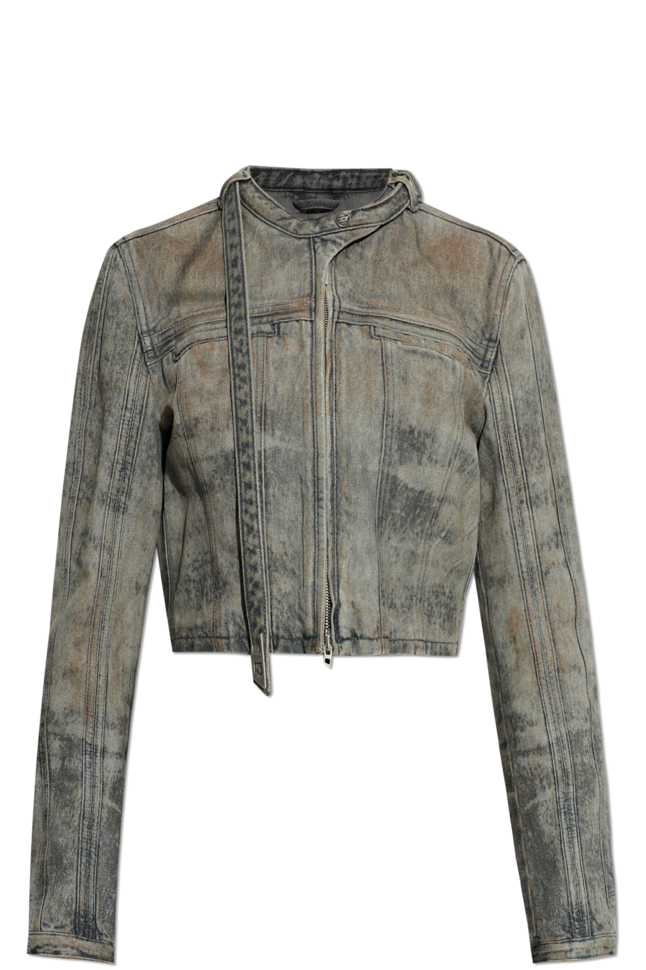 Diesel Jeansowa Kurtka `DE-SAPHIX-FSI1`, Kobiety, Szary