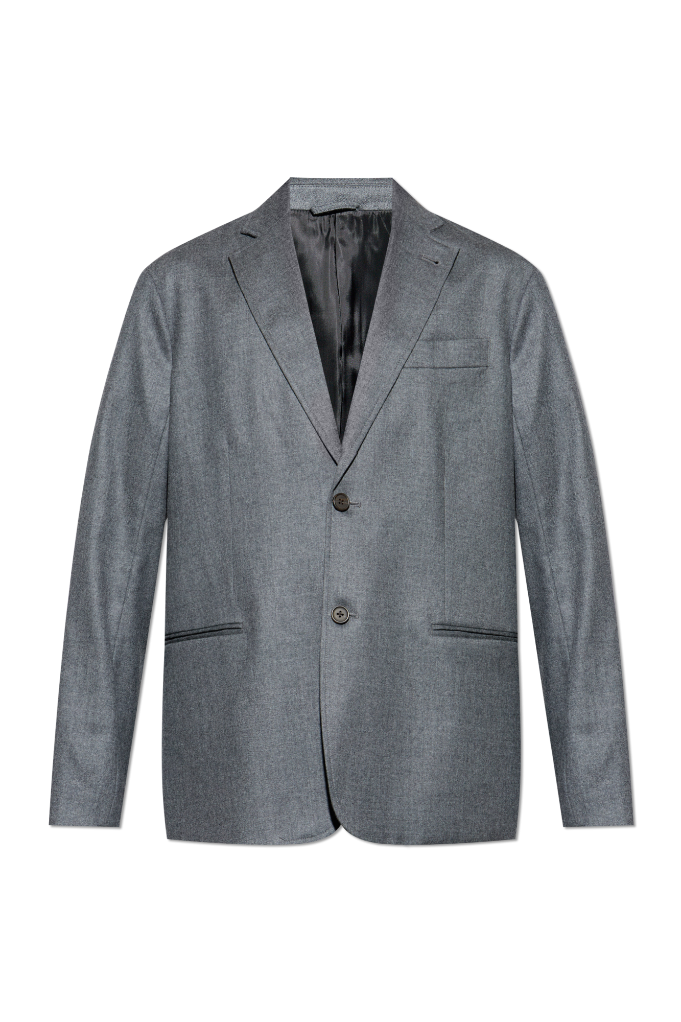Emporio Armani Wełniana Marynarka, Mężczyźni, Szary