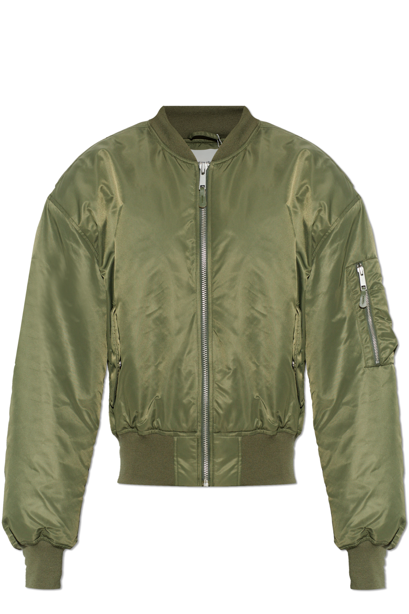 ENTIRE STUDIOS Kurtka Typu `bomber`, Unisex, Zielony