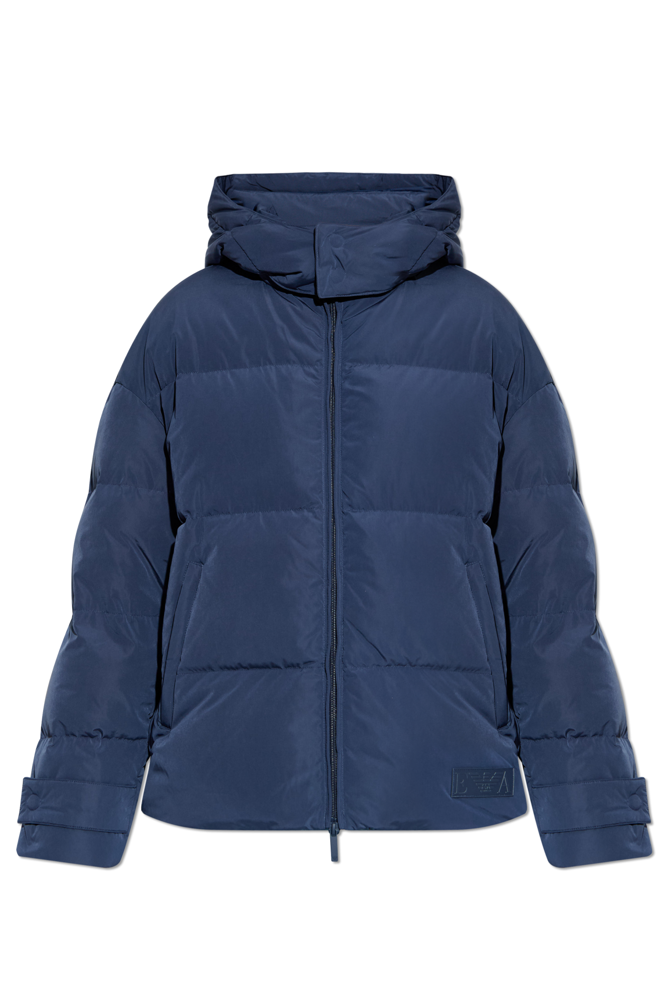 Emporio Armani Kurtka Puchowa Z Odpinanym Kapturem, Kobiety, Granatowy
