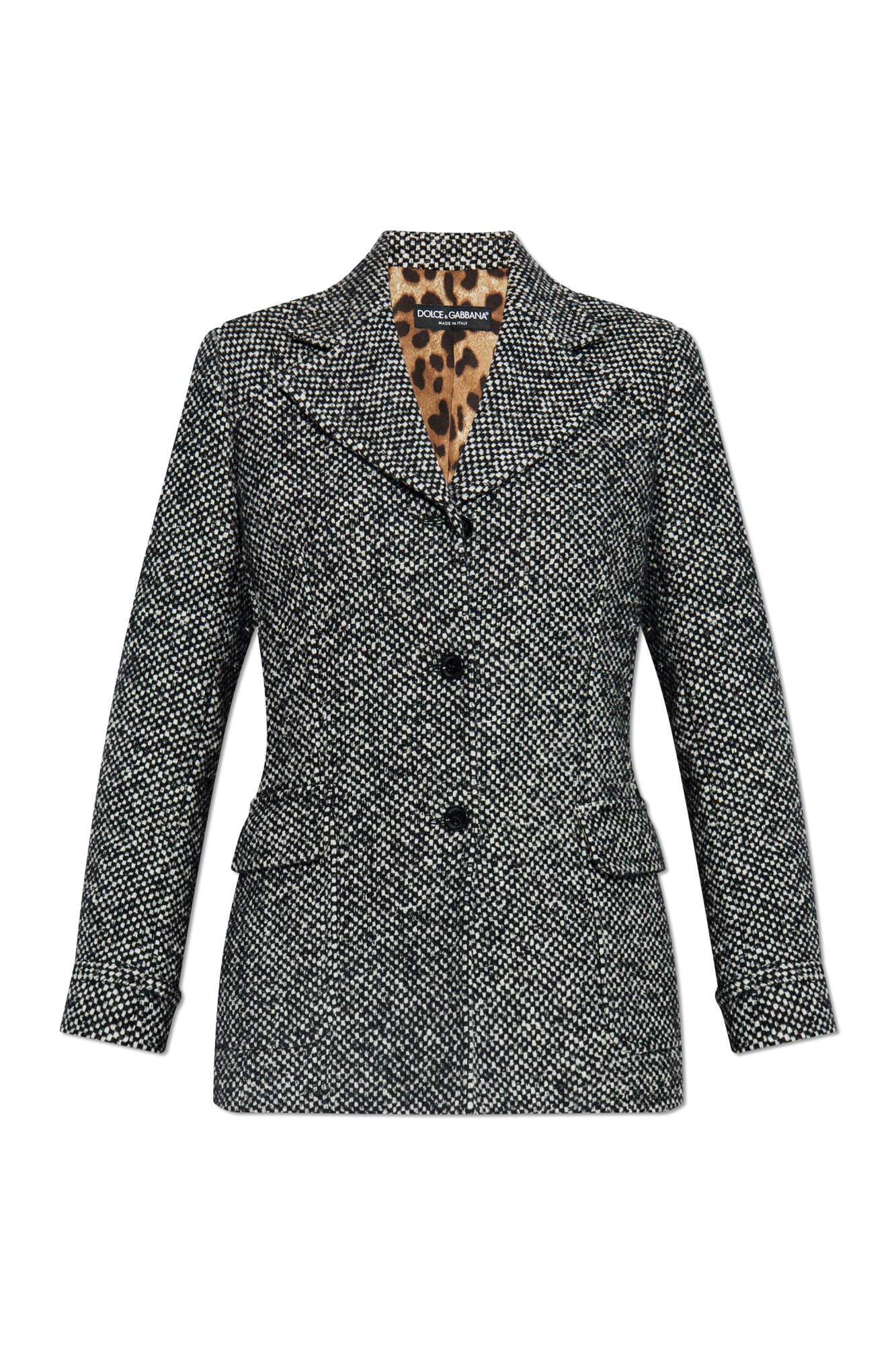 Dolce & Gabbana Jednorzędowa Marynarka, Kobiety, Szary