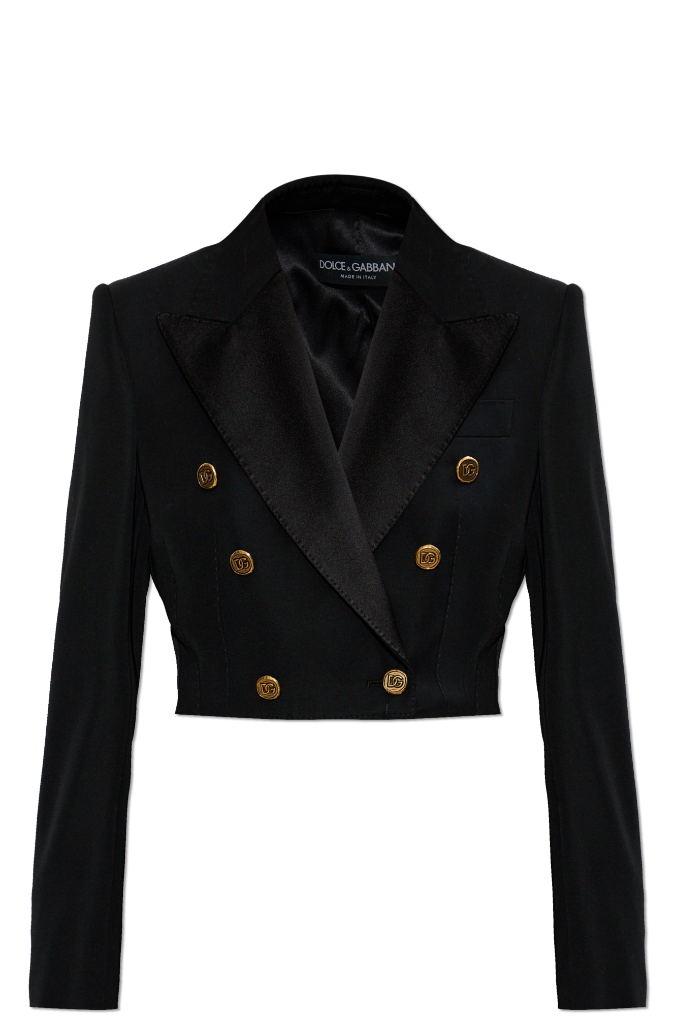 Dolce & Gabbana Krótka Marynarka, Kobiety, Czarny