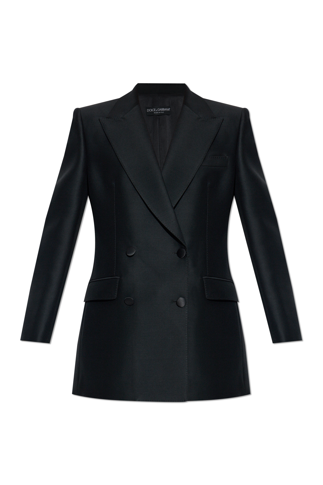 Dolce & Gabbana Dwurzędowa Marynarka, Kobiety, Czarny