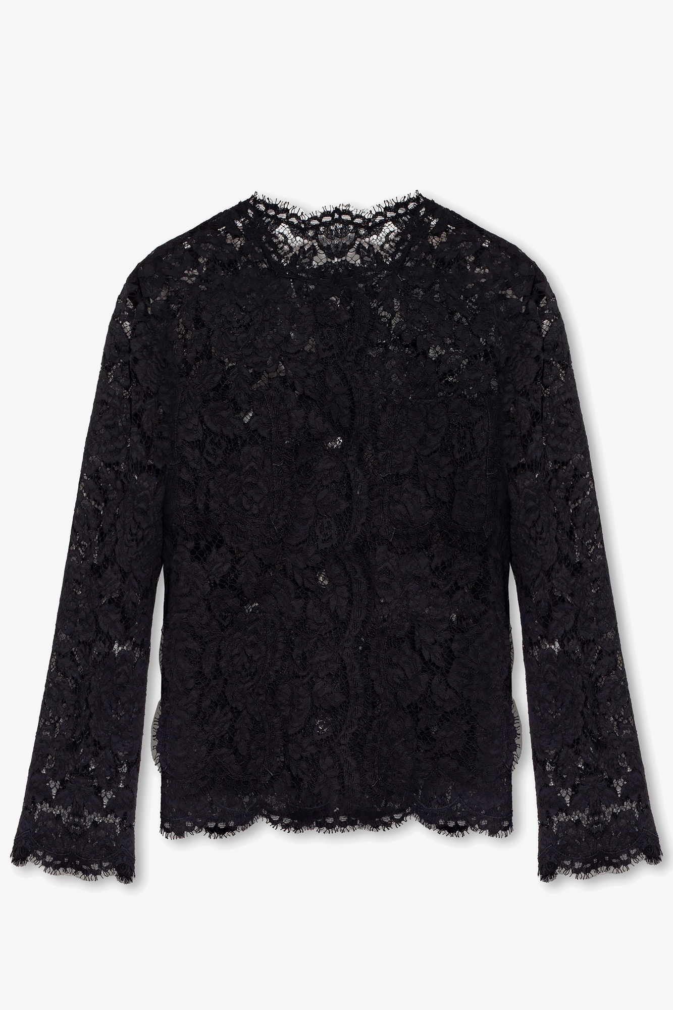 Dolce & Gabbana Koronowa Marynarka, Kobiety, Czarny