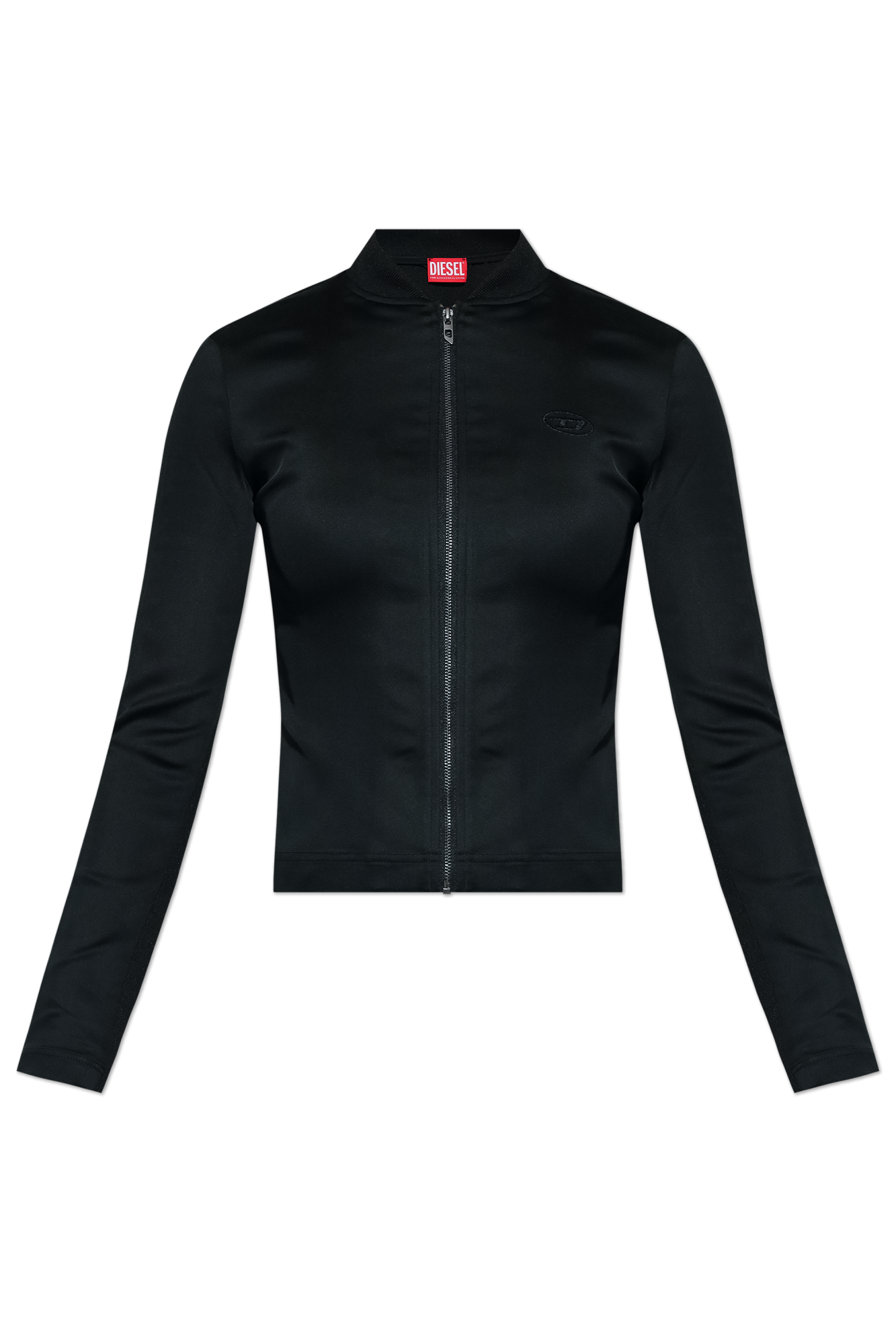 Diesel Bluza Z Logo ‘G-OPER’, Kobiety, Czarny