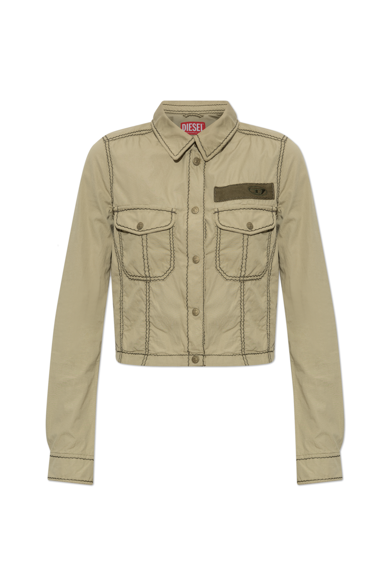 Diesel Kurtka ‘G-ROOVY’, Kobiety, Zielony