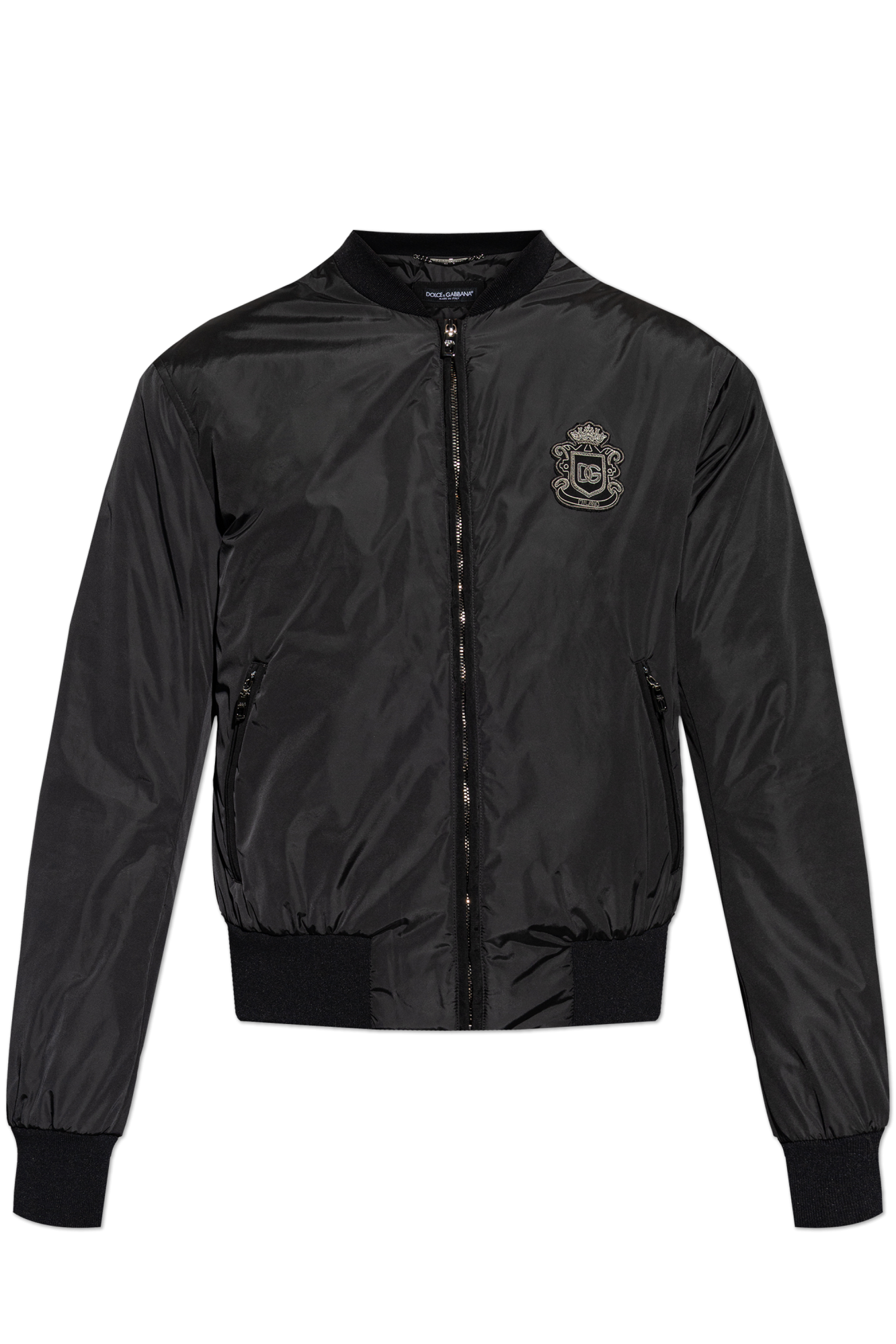 Dolce & Gabbana Kurtka Typu `bomber`, Mężczyźni, Czarny