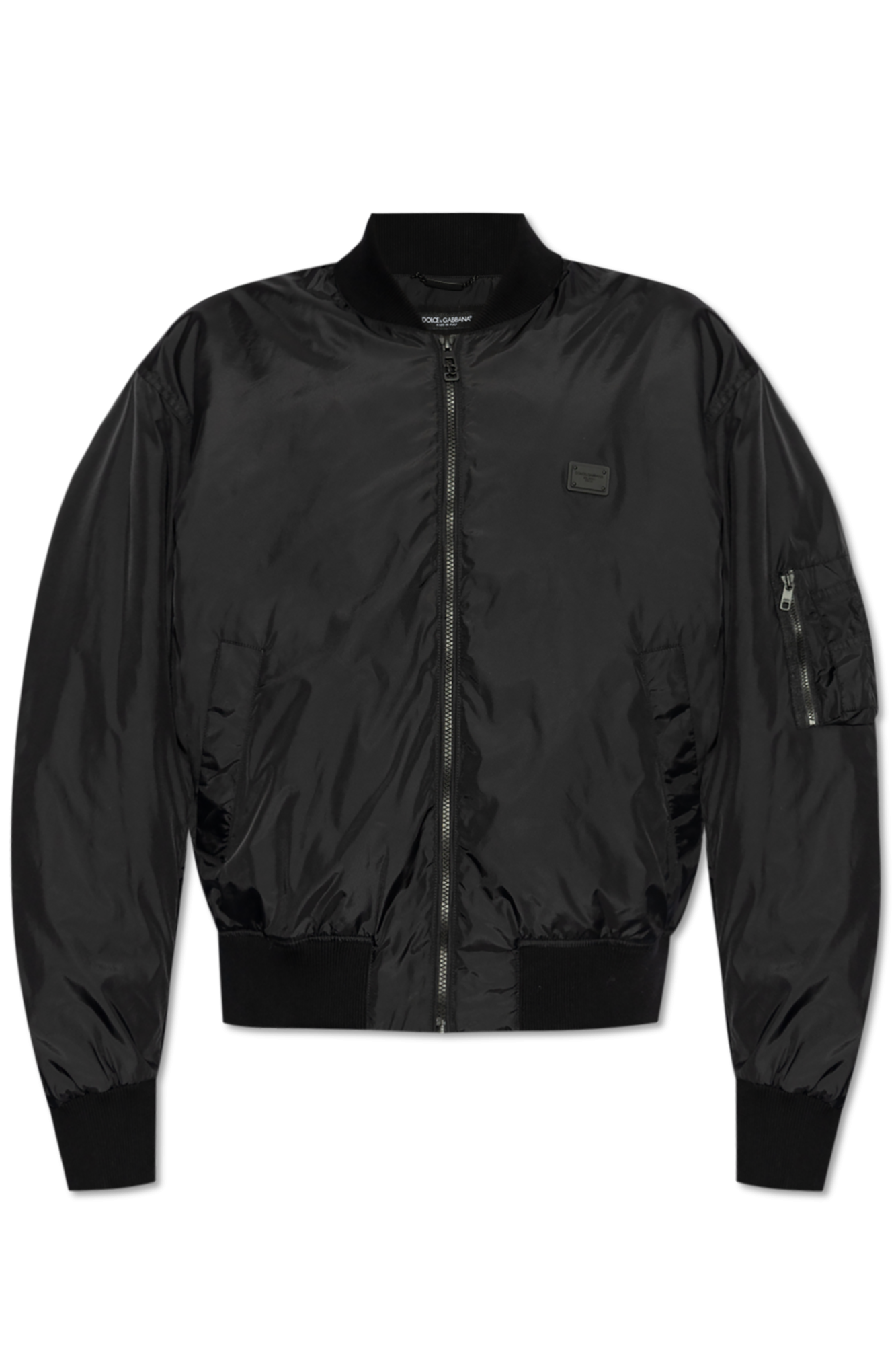 Dolce & Gabbana Kurtka Typu `bomber`, Mężczyźni, Czarny