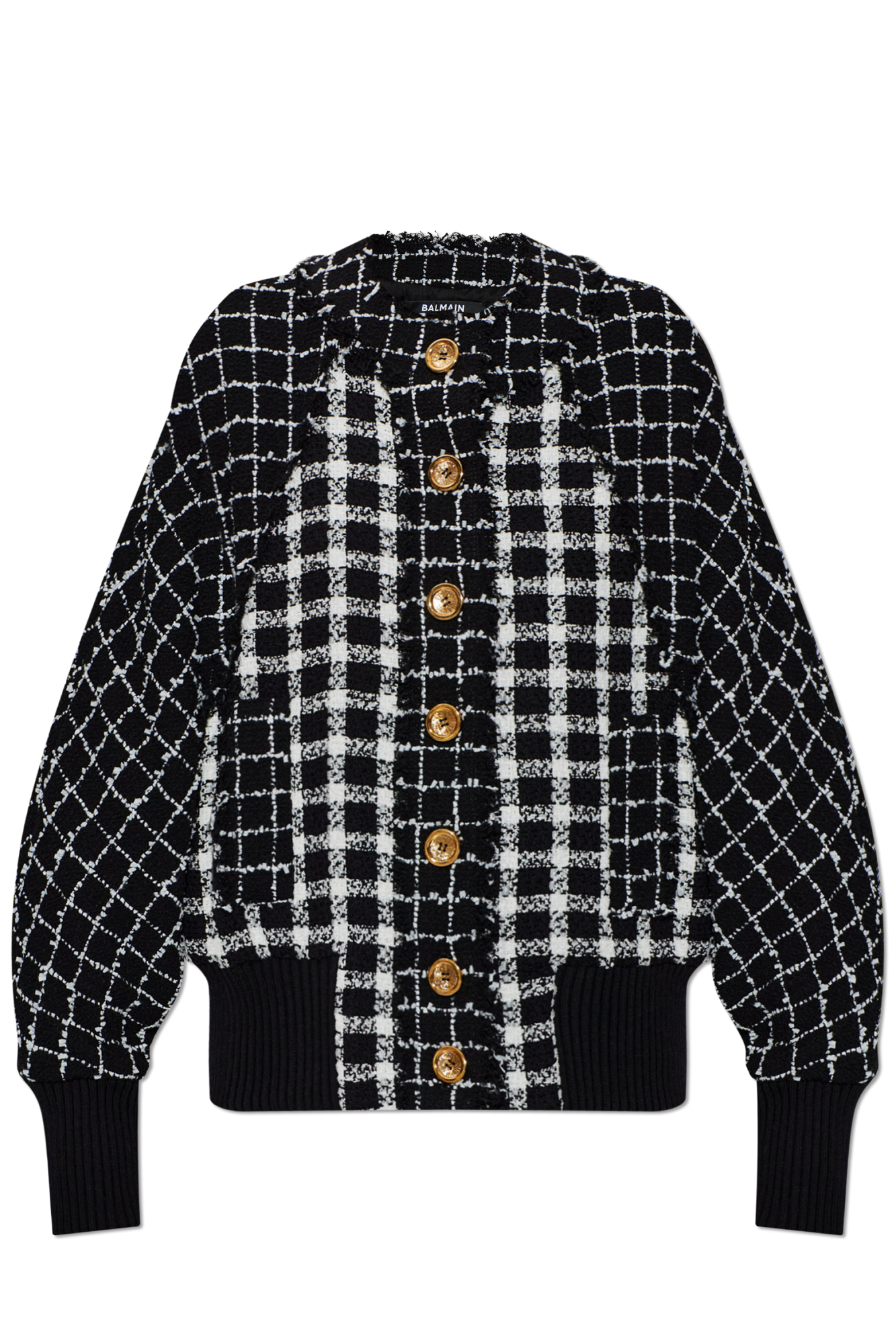 Balmain Kurtka Typu `bomberka`, Kobiety, Czarny
