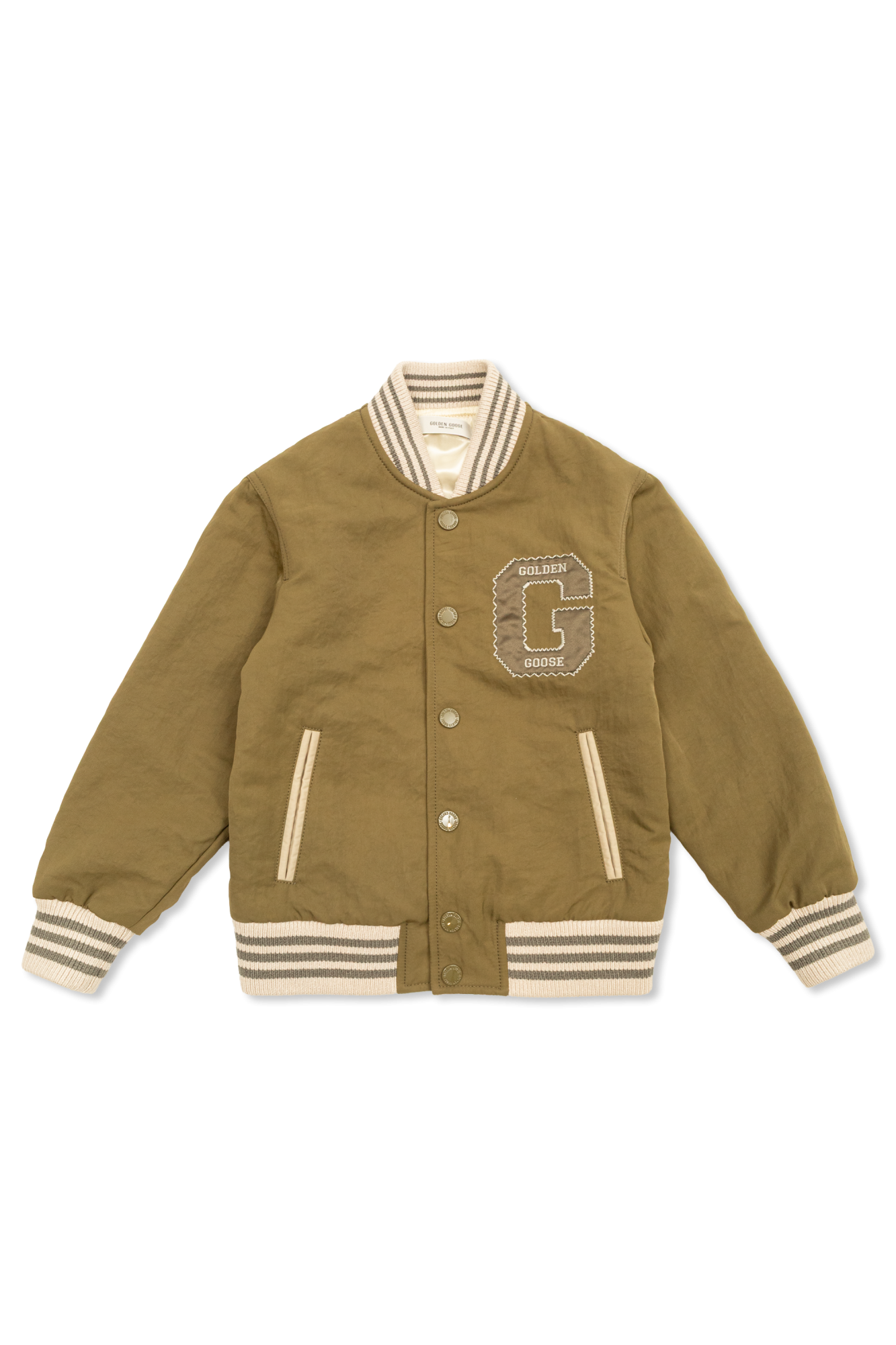 Golden Goose Kids Kurtka Typu ‘Bomber’, Unisex, Zielony