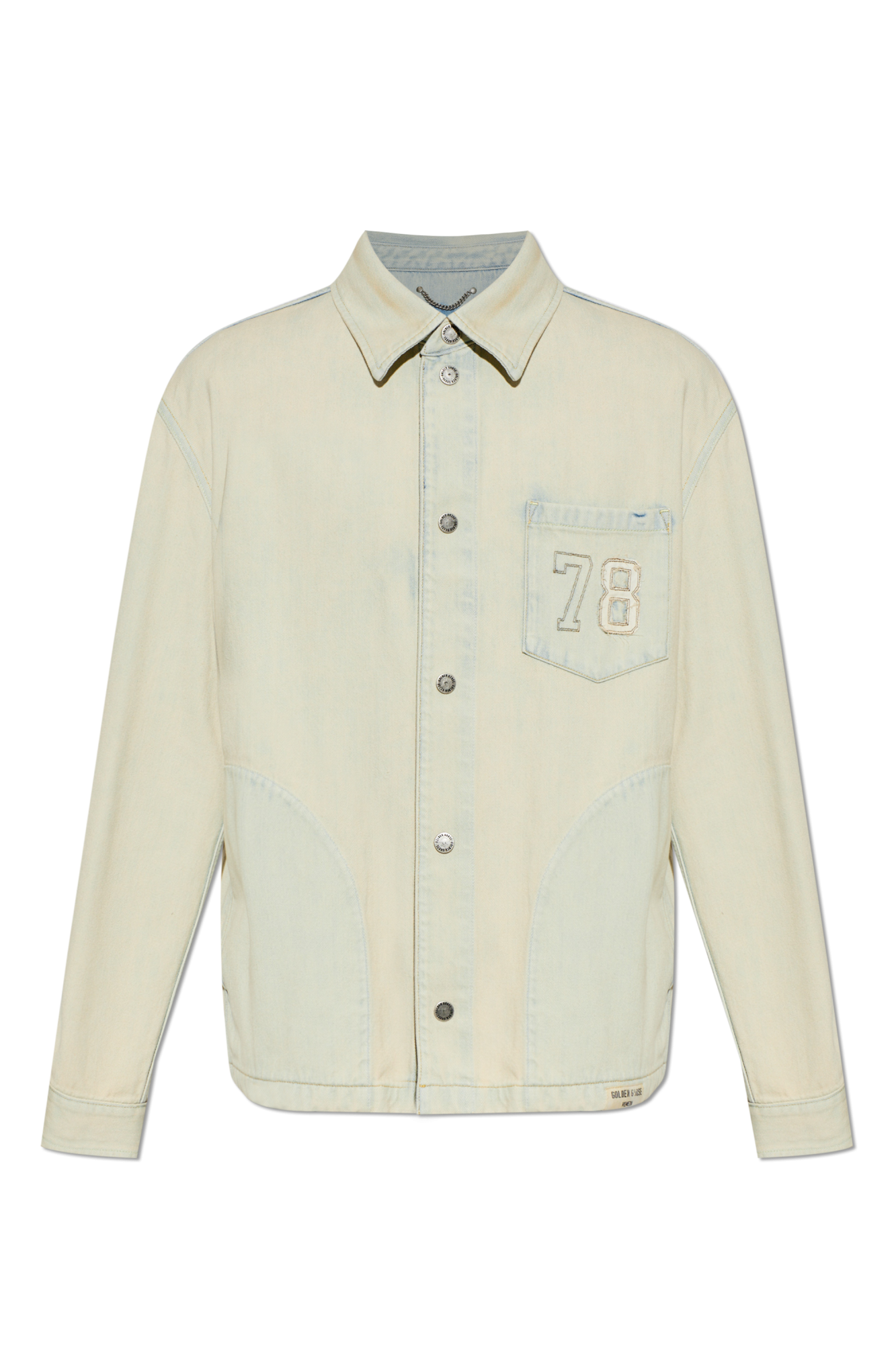 Golden Goose Jeansowa Kurtka, Mężczyźni, Beżowy