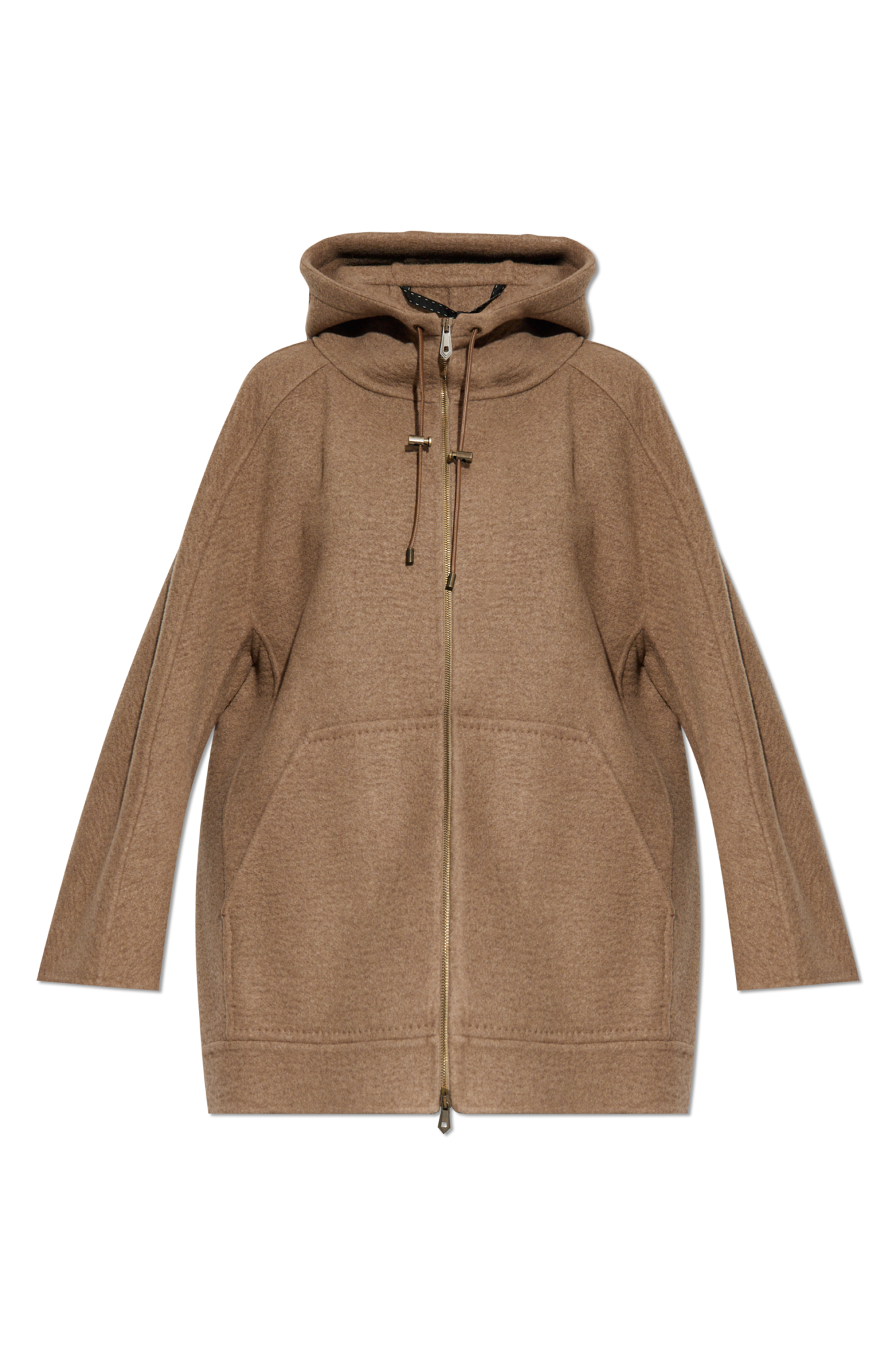 Max Mara Kaszmirowa Kurtka `Gardi`, Kobiety, Beżowy