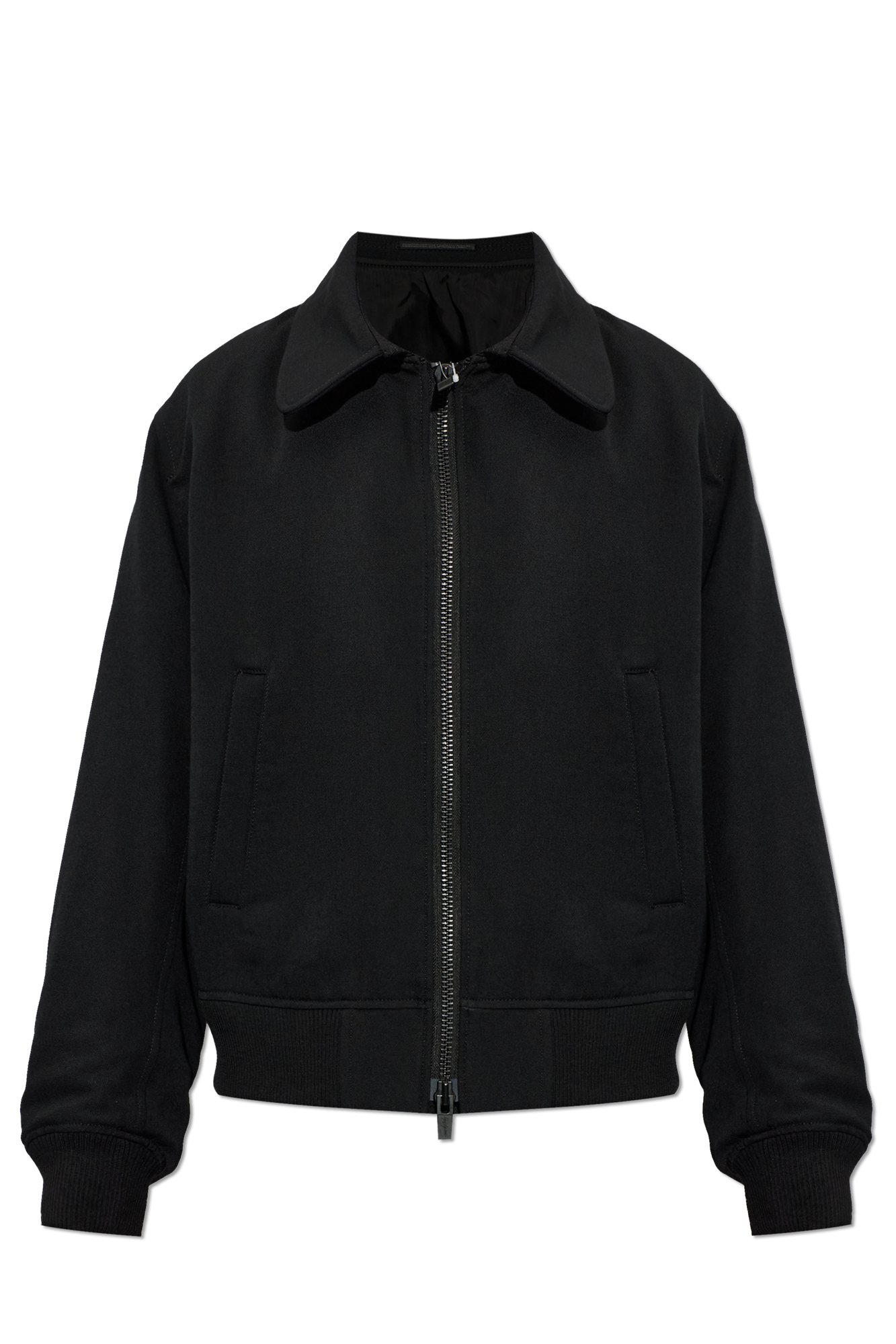 Yohji Yamamoto Wełniana Kurtka, Mężczyźni, Czarny