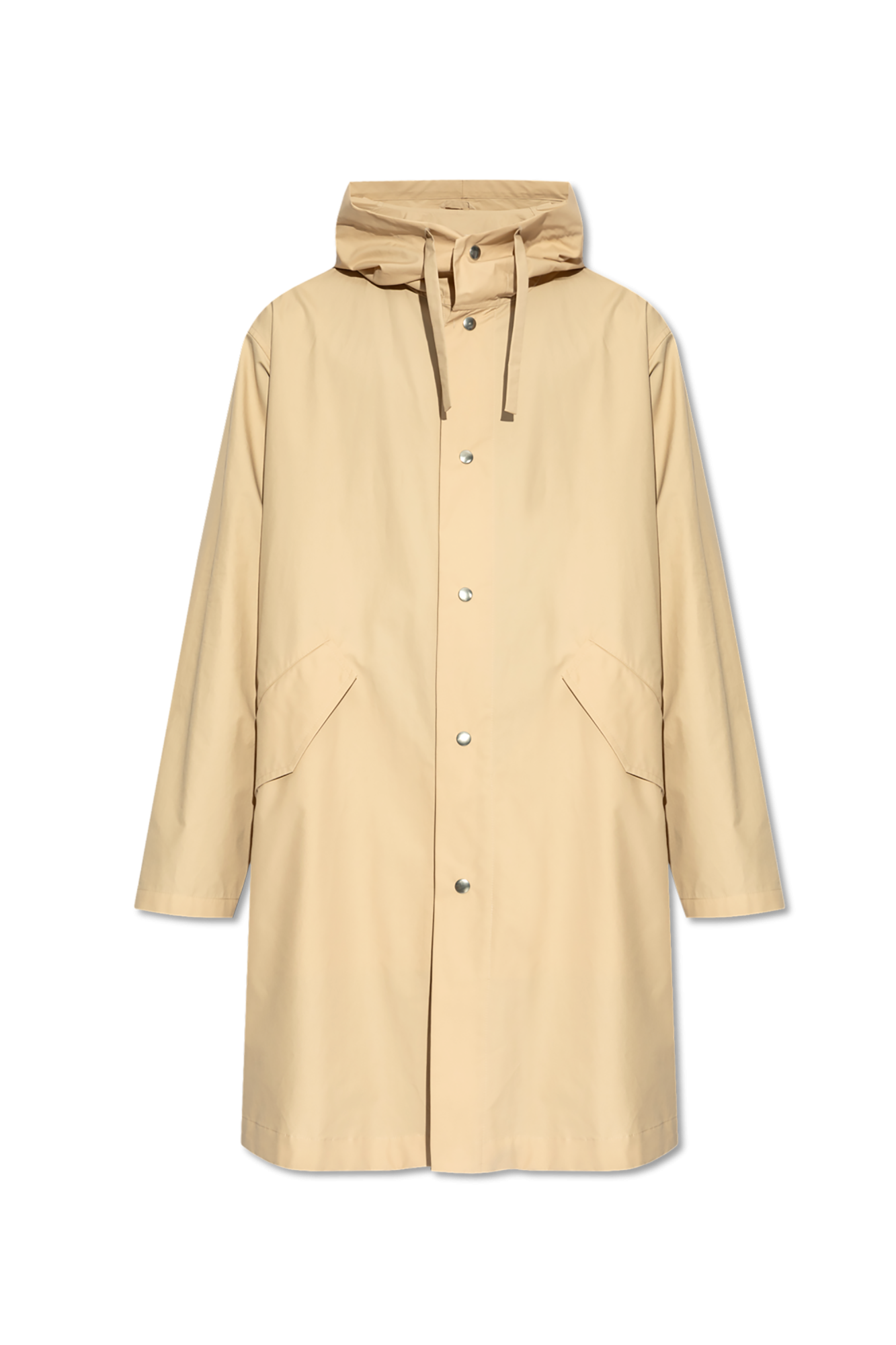 JIL SANDER Płaszcz Z Kapturem, Mężczyźni, Beżowy