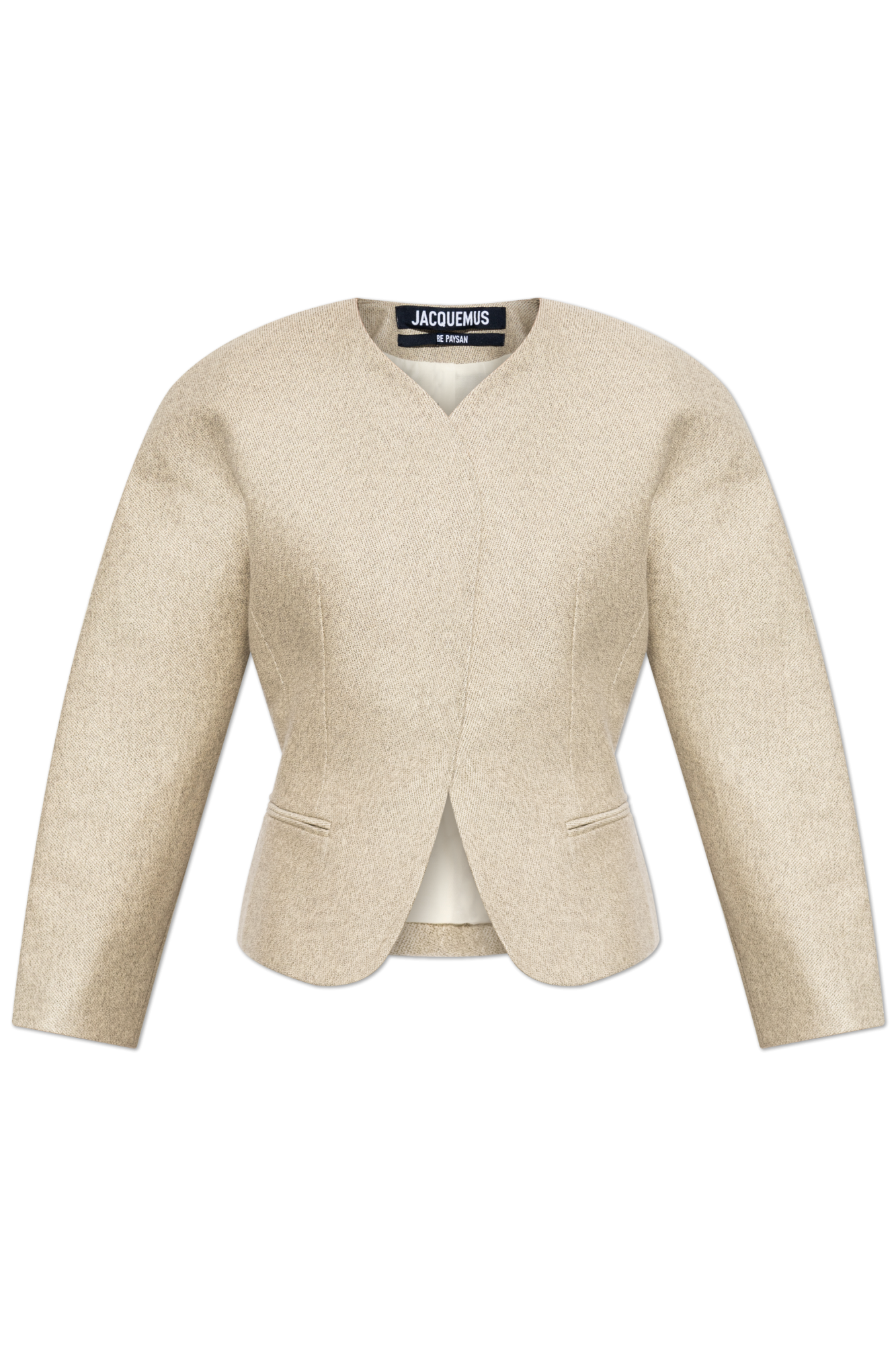 Jacquemus Marynarka `Ovalo`, Kobiety, Beżowy