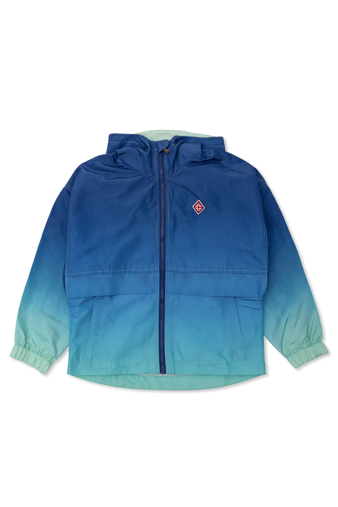 Casablanca Kids Kurtka Z Logo, Unisex, Niebieski