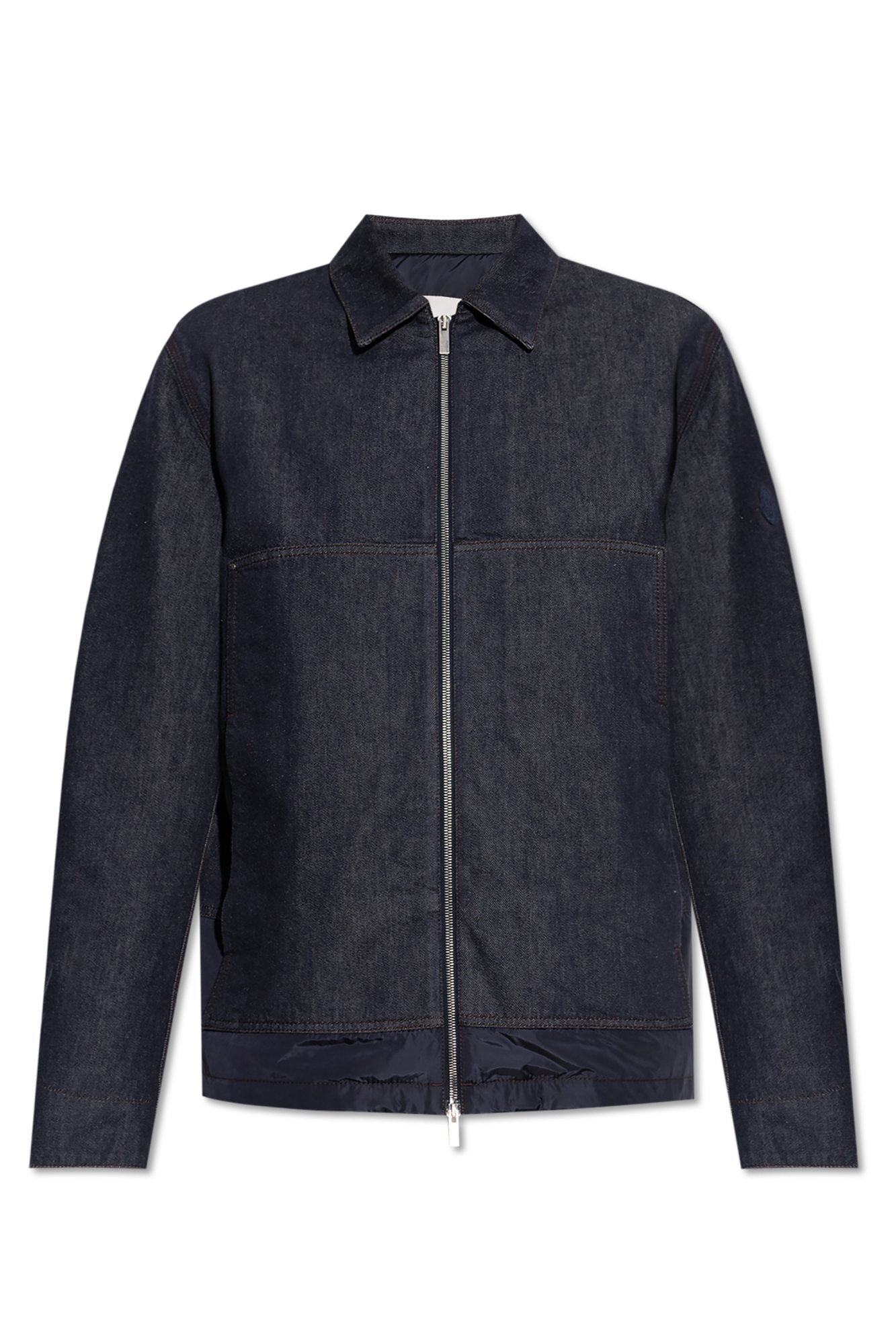 Moncler Kurtka Jeansowa, Mężczyźni, Granatowy