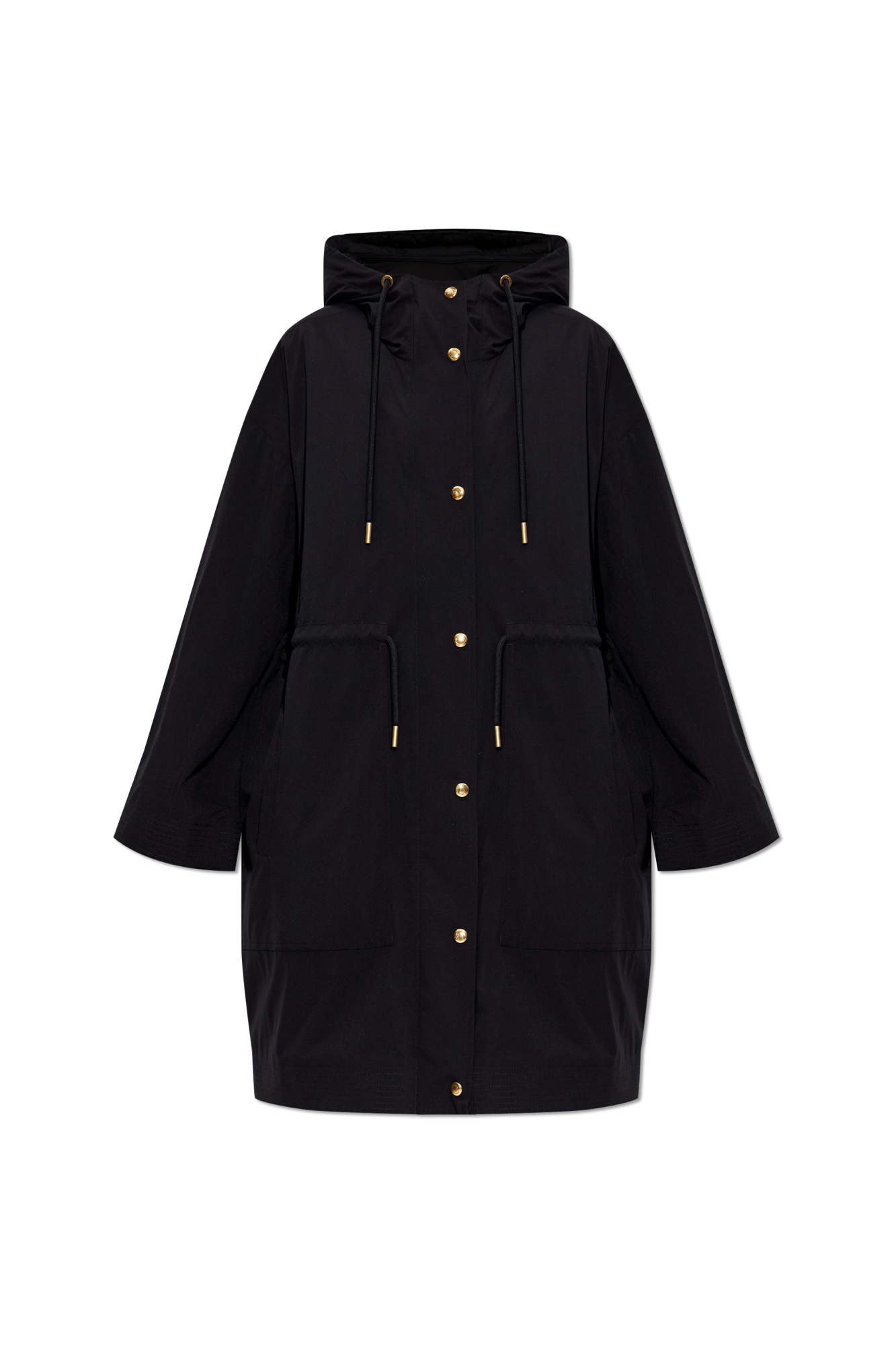 Moncler Kurtka Z Kapturem, Kobiety, Czarny