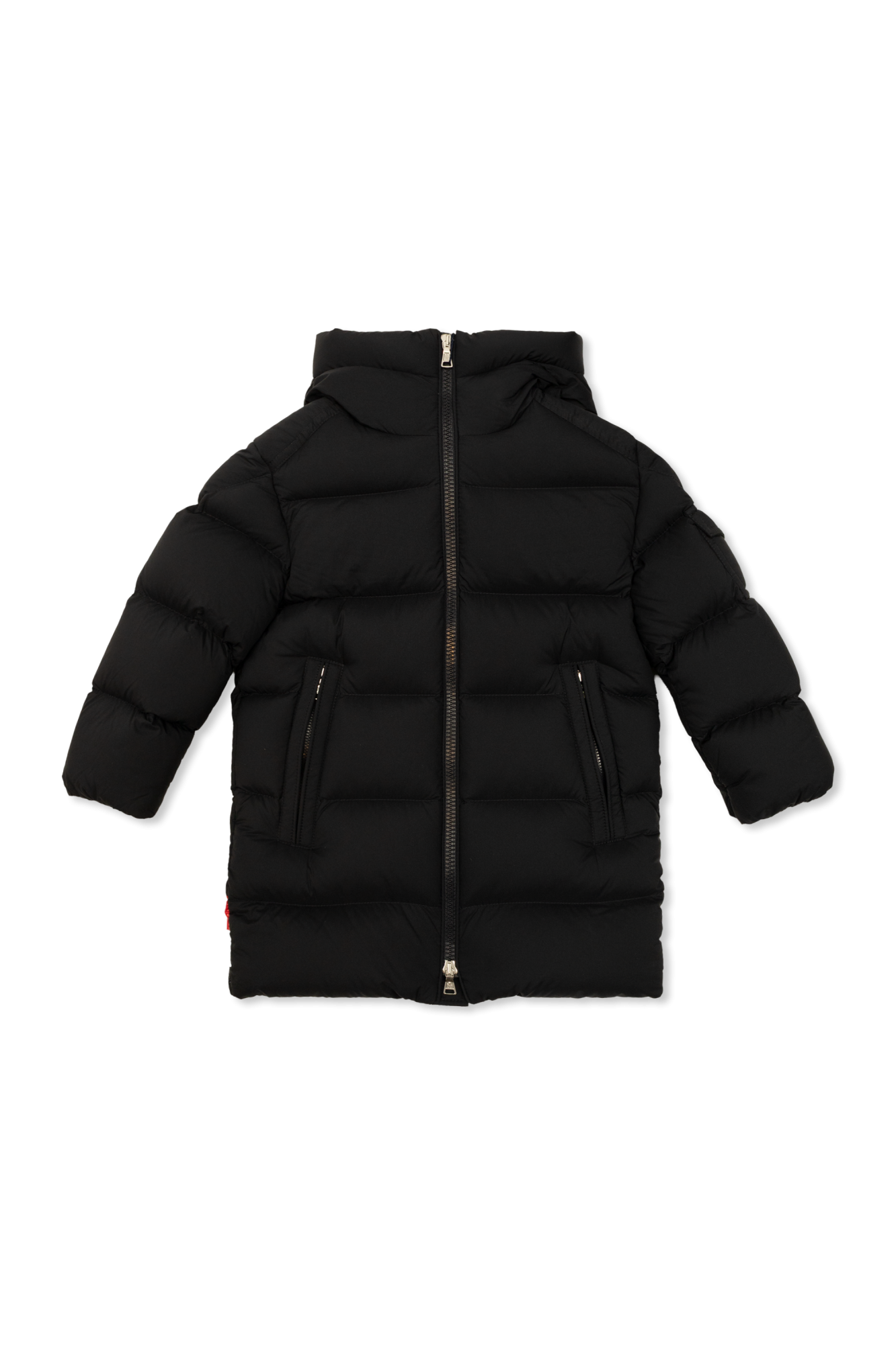Moncler Enfant Pikowana Kurtka `Marat`, Unisex, Granatowy