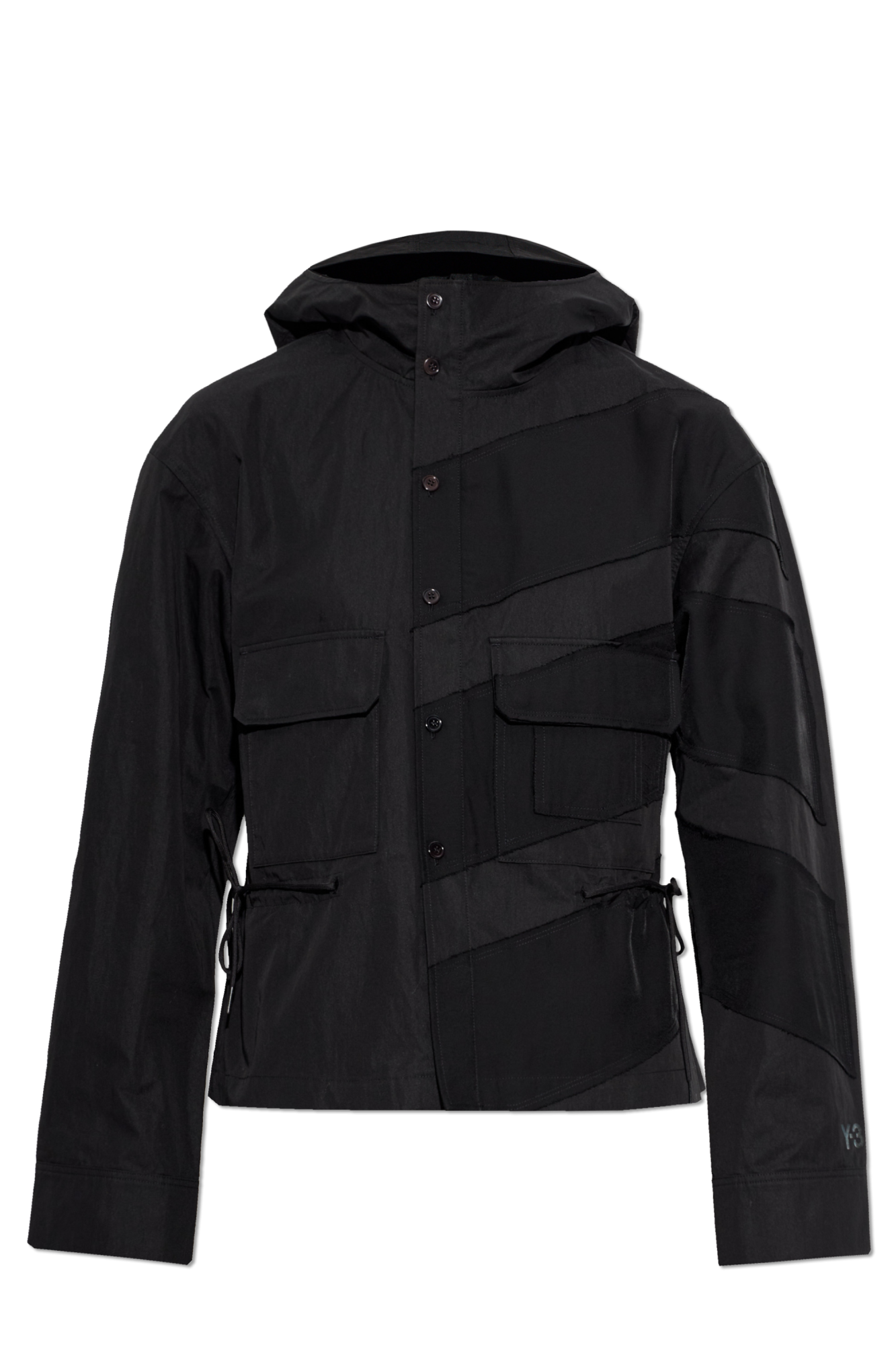 Y-3 Lekka Kurtka Z Kapturem, Kobiety, Czarny
