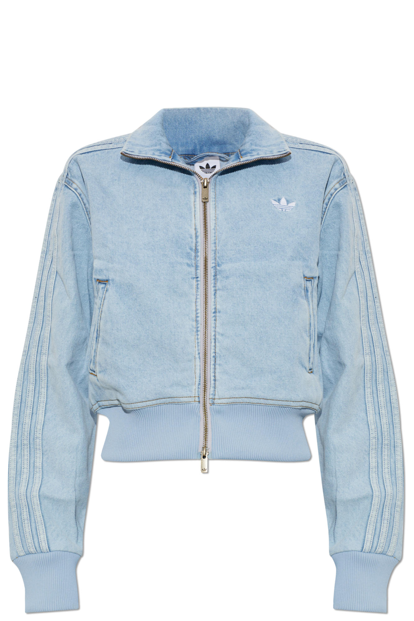 ADIDAS Originals Jeansowa Kurtka Z Wyszytym Logo, Kobiety, Niebieski