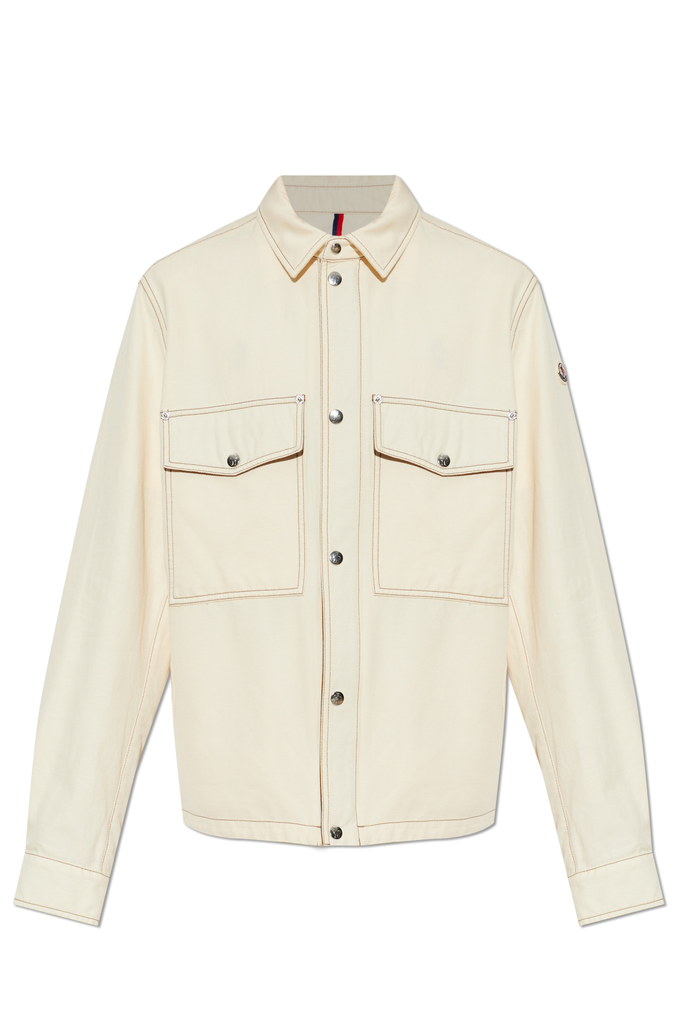 Moncler Jeansowa Kurtka ‘Watagua’, Mężczyźni, Kremowy