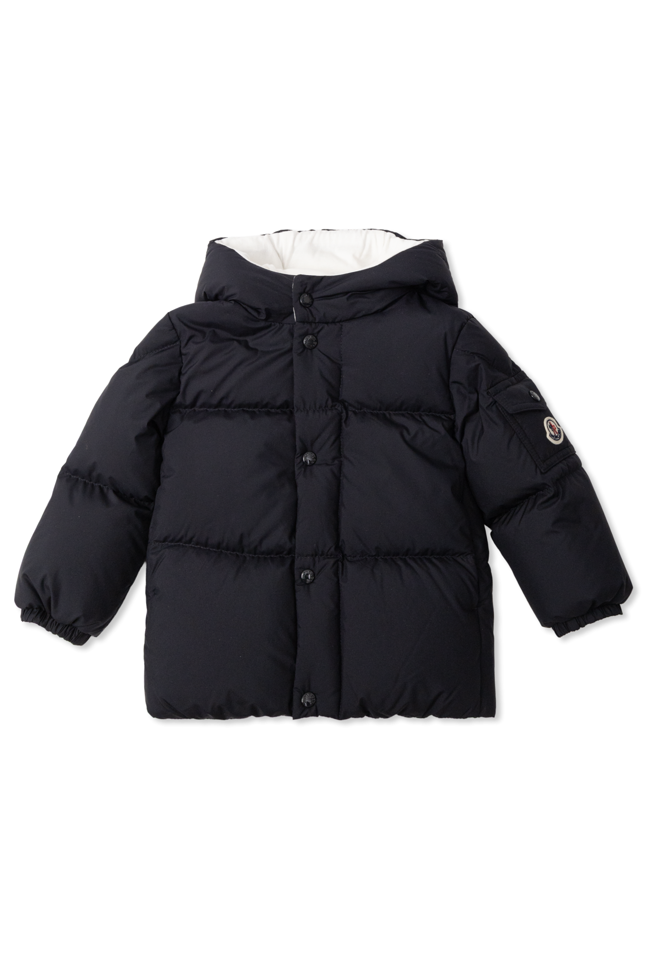 Moncler Enfant Puchowa Kurtka ‘Jareth’, Unisex, Granatowy