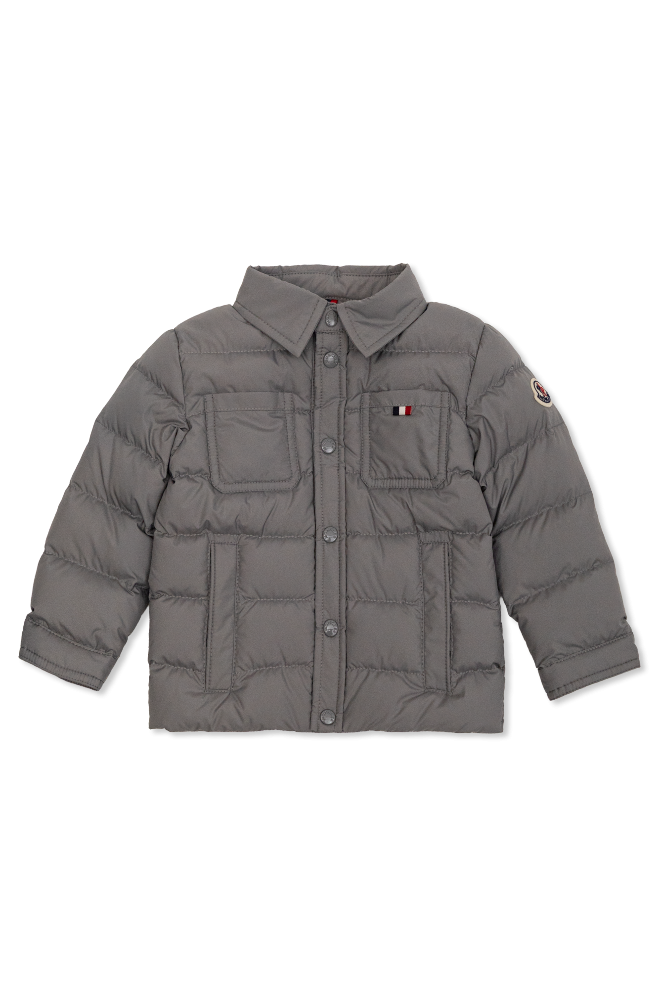 Moncler Enfant Puchowa Kurtka ‘Kaelen’, Unisex, Szary