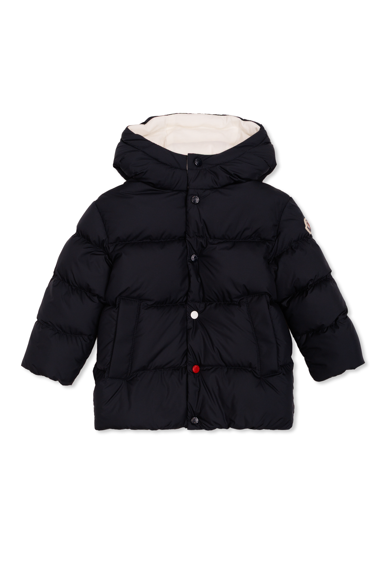 Moncler Enfant Puchowa Kurtka ‘Romain’, Unisex, Granatowy