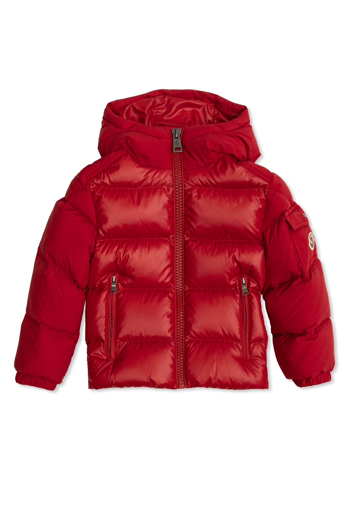 Moncler Enfant Puchowa Kurtka ‘Hyoseris’, Unisex, Czerwony
