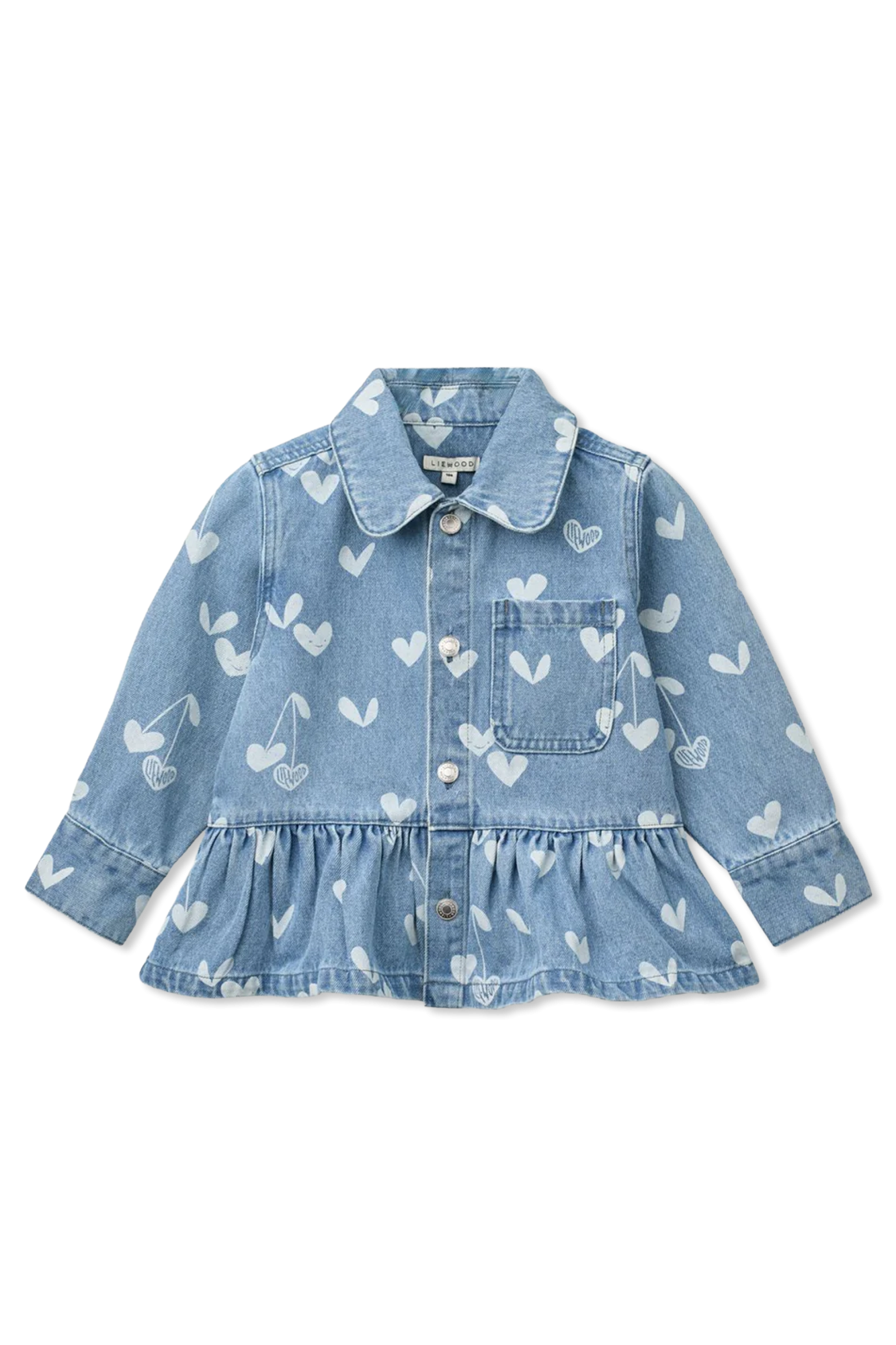 Liewood Jeansowa Koszula `Kenza`, Unisex, Niebieski