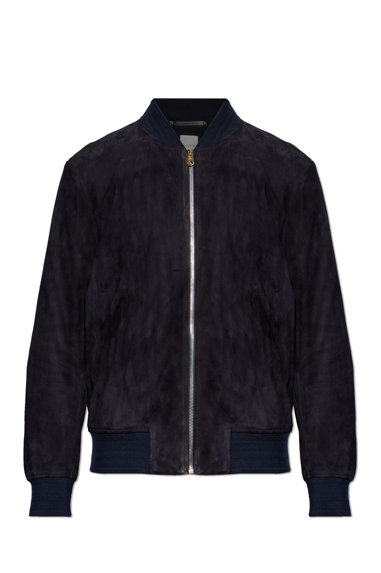 Paul Smith Zamszowa Kurtka Typu `bomber`, Mężczyźni, Granatowy