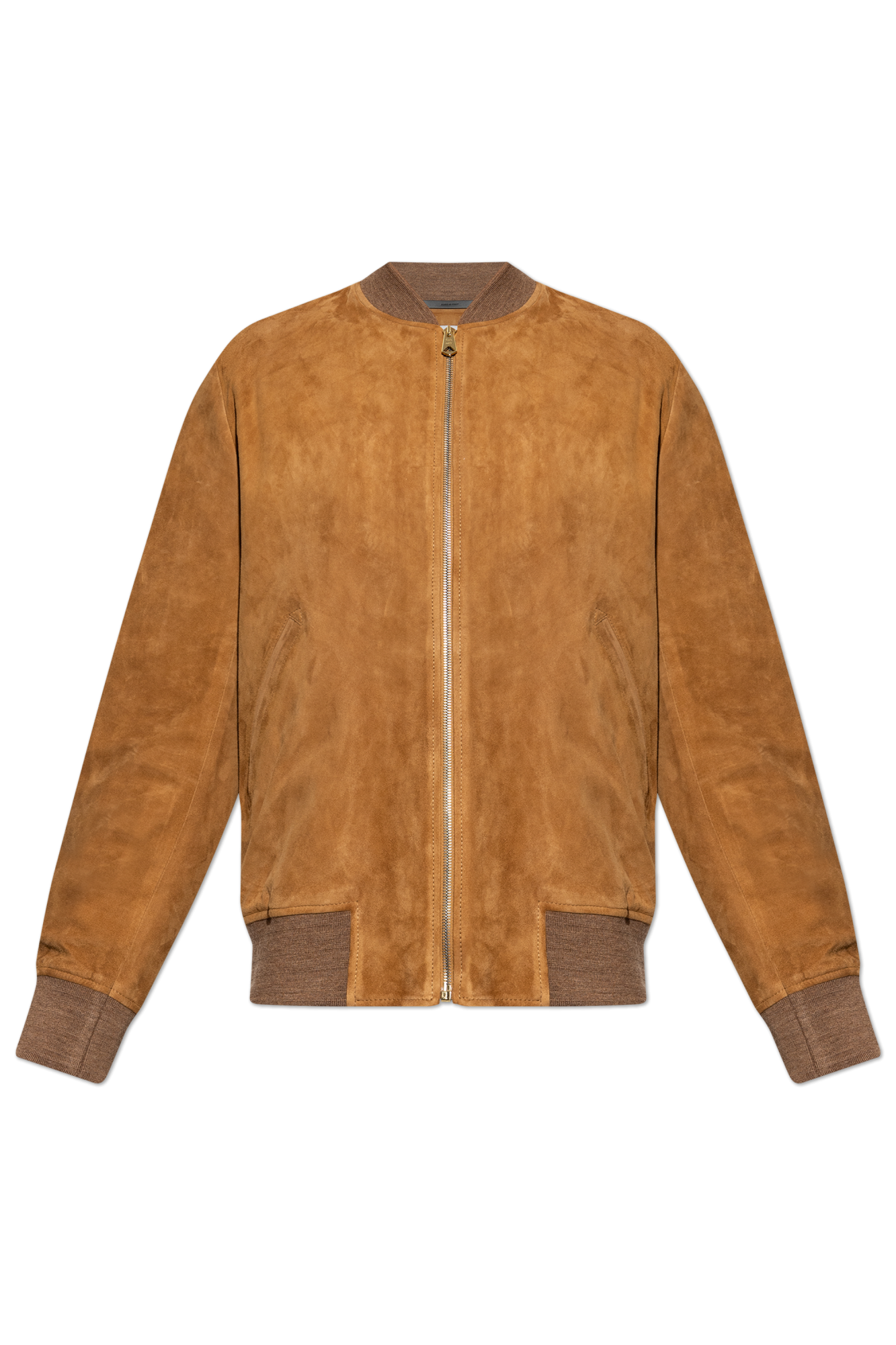 Paul Smith Zamszowa Kurtka Typu `bomber`, Mężczyźni, Brązowy