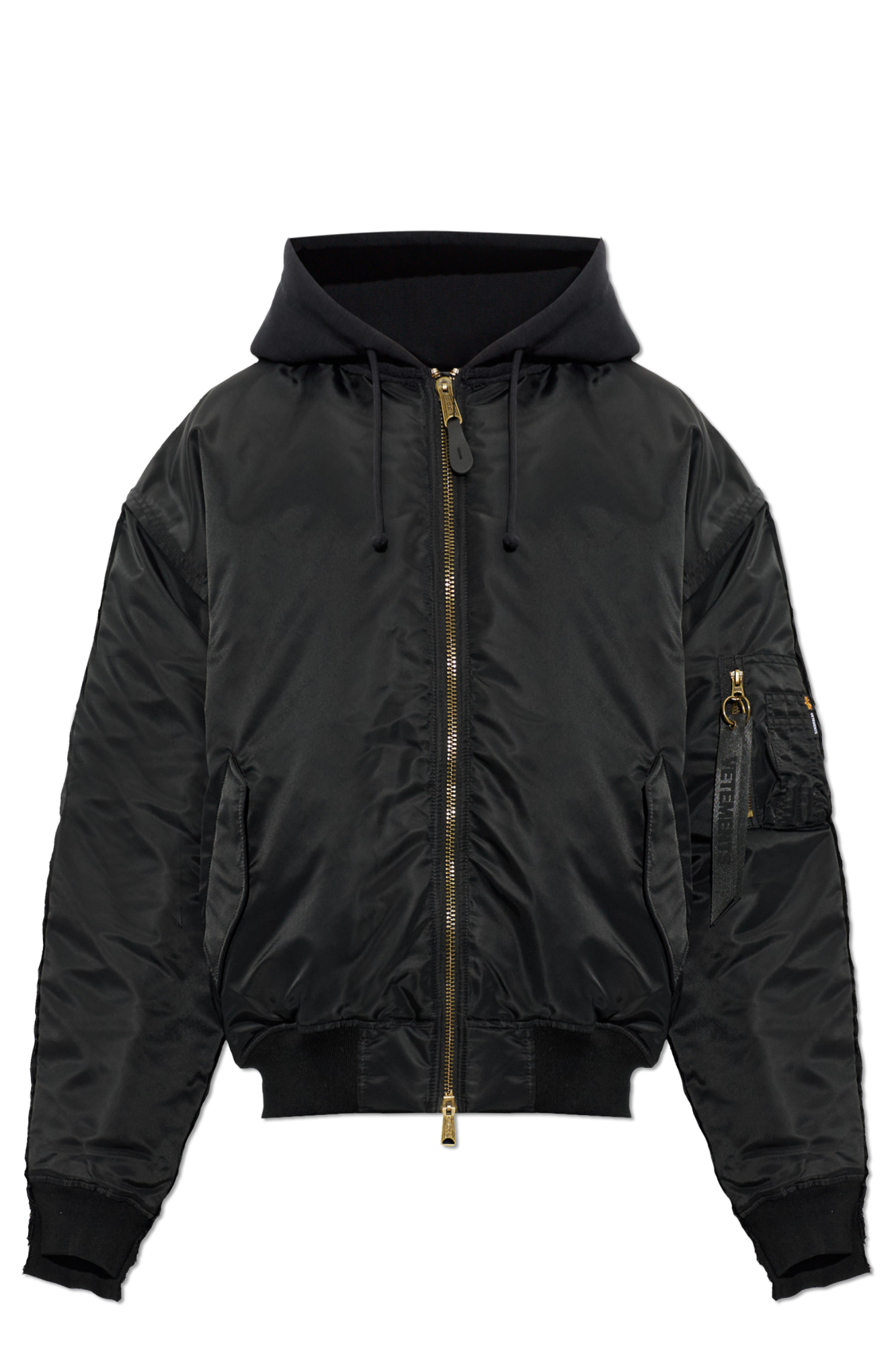 VETEMENTS VETEMENTS X ALPHA INDUSTRIES, Mężczyźni, Czarny