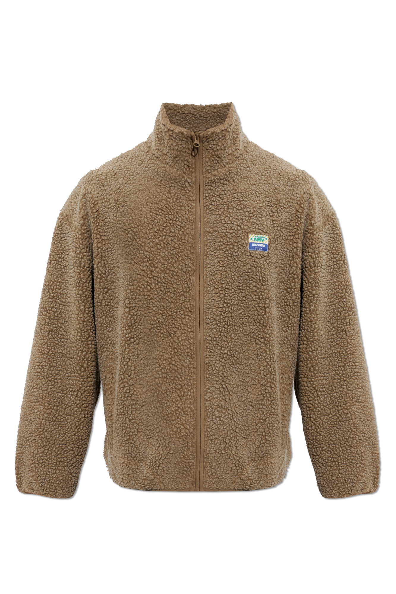 American Vintage Bluza Polarowa Ze Stójką, Mężczyźni, Brązowy