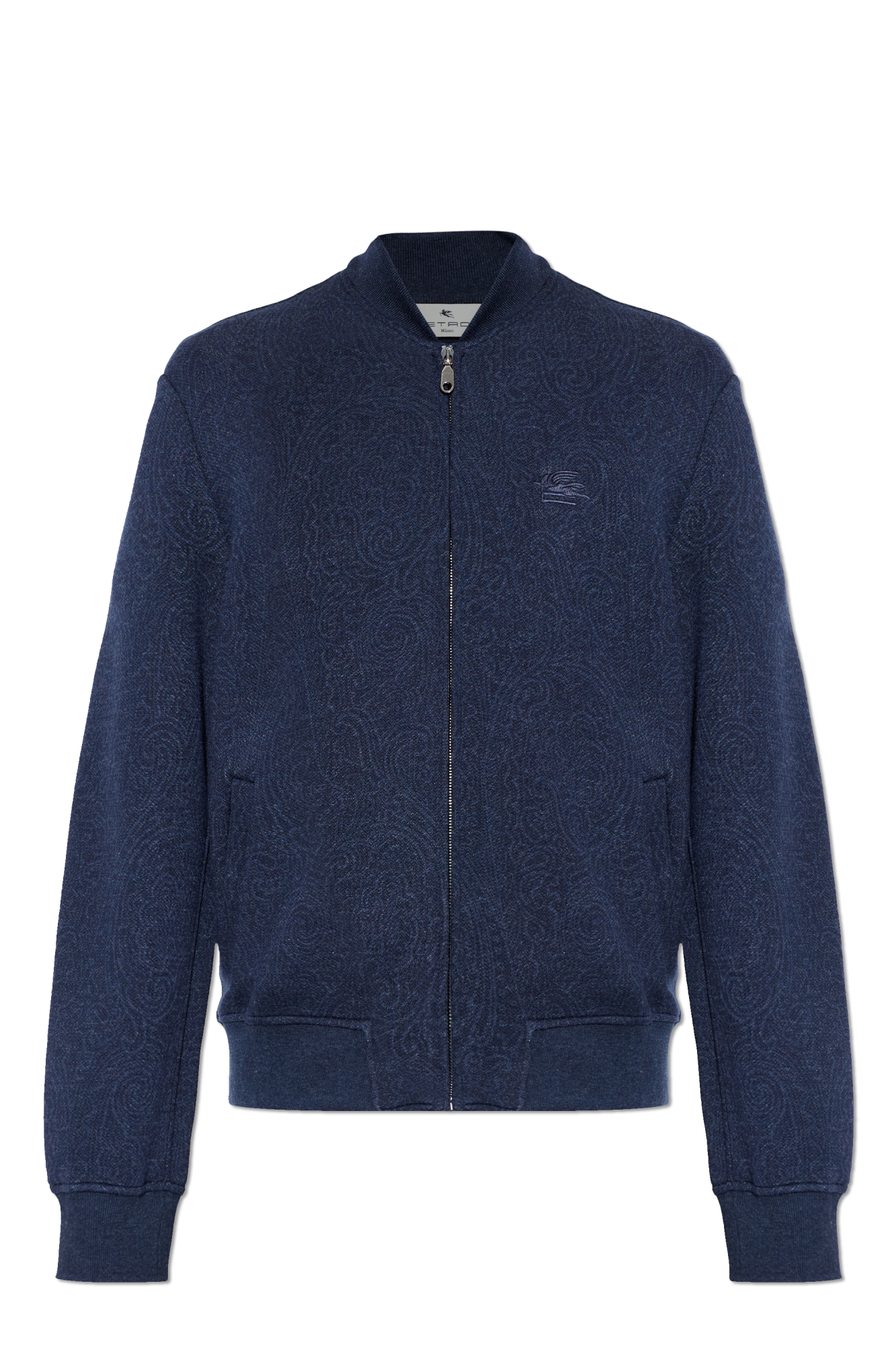 Etro Bluza Z Wyszytym Logo, Mężczyźni, Niebieski