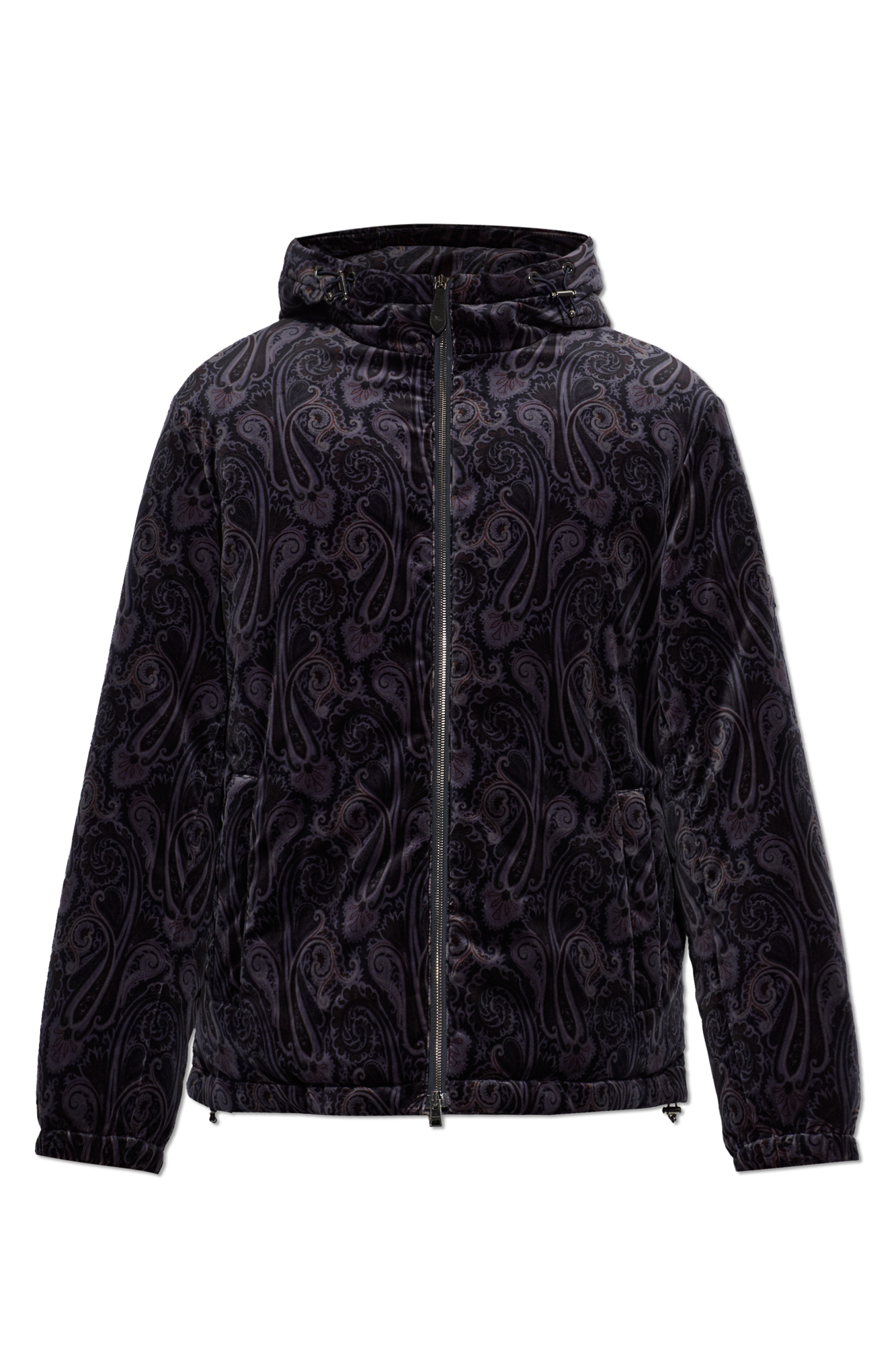 Etro Welurowa Kurtka Typu ‘oversize’, Mężczyźni, Granatowy