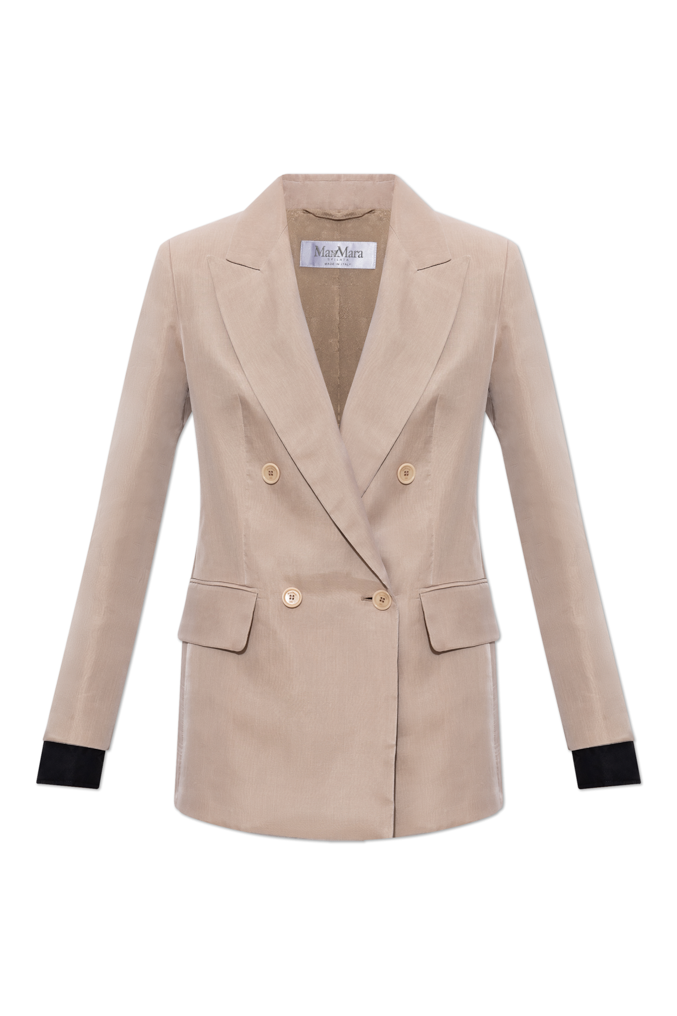 Max Mara Marynarka ‘Feltro’, Kobiety, Beżowy