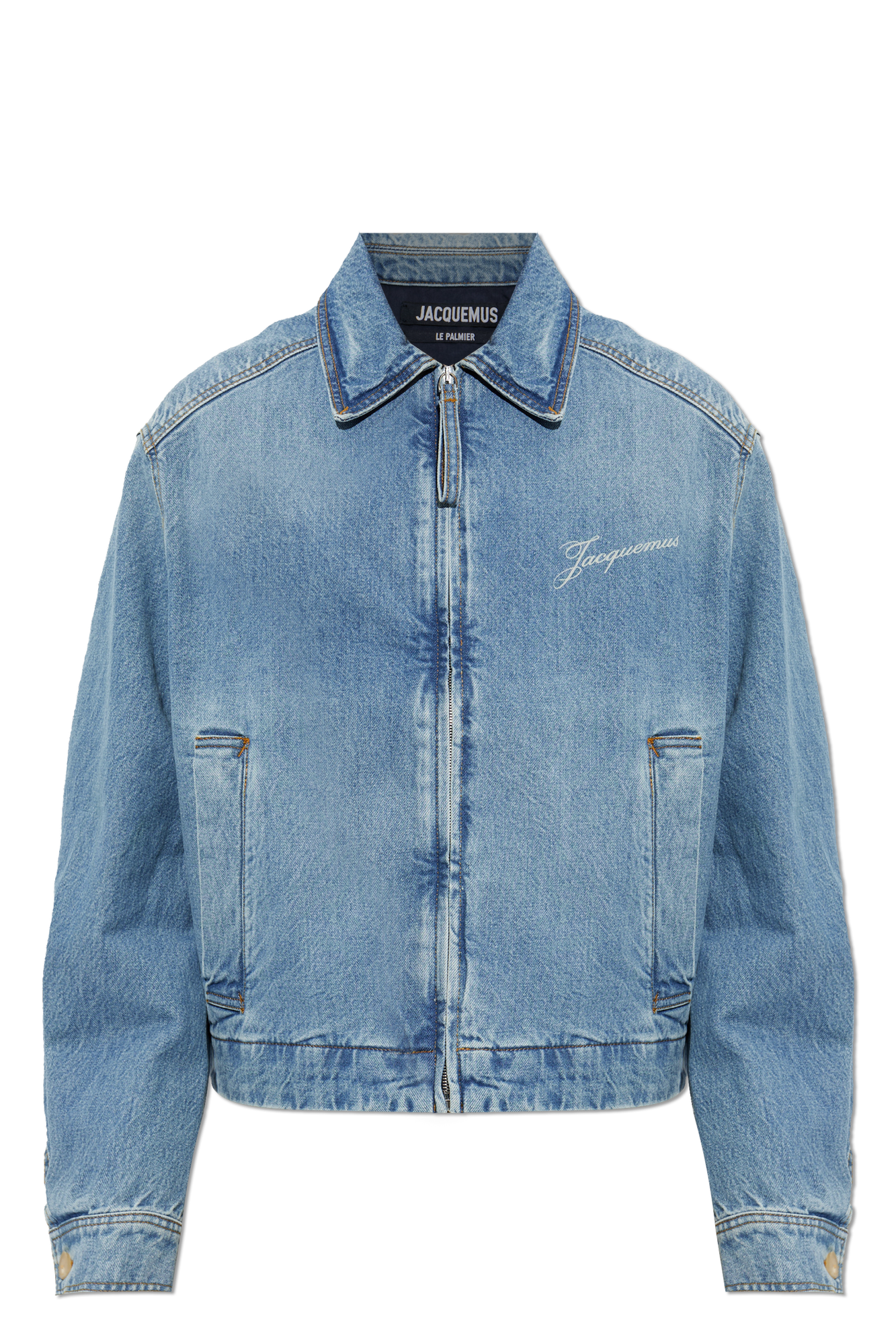 Jacquemus Jeansowa Kurtka ‘Veste’, Mężczyźni, Niebieski