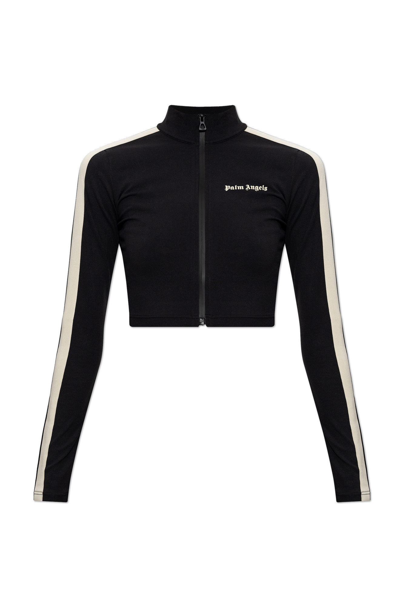 Palm Angels Bluza Z Nadrukowanym Logo, Kobiety, Czarny