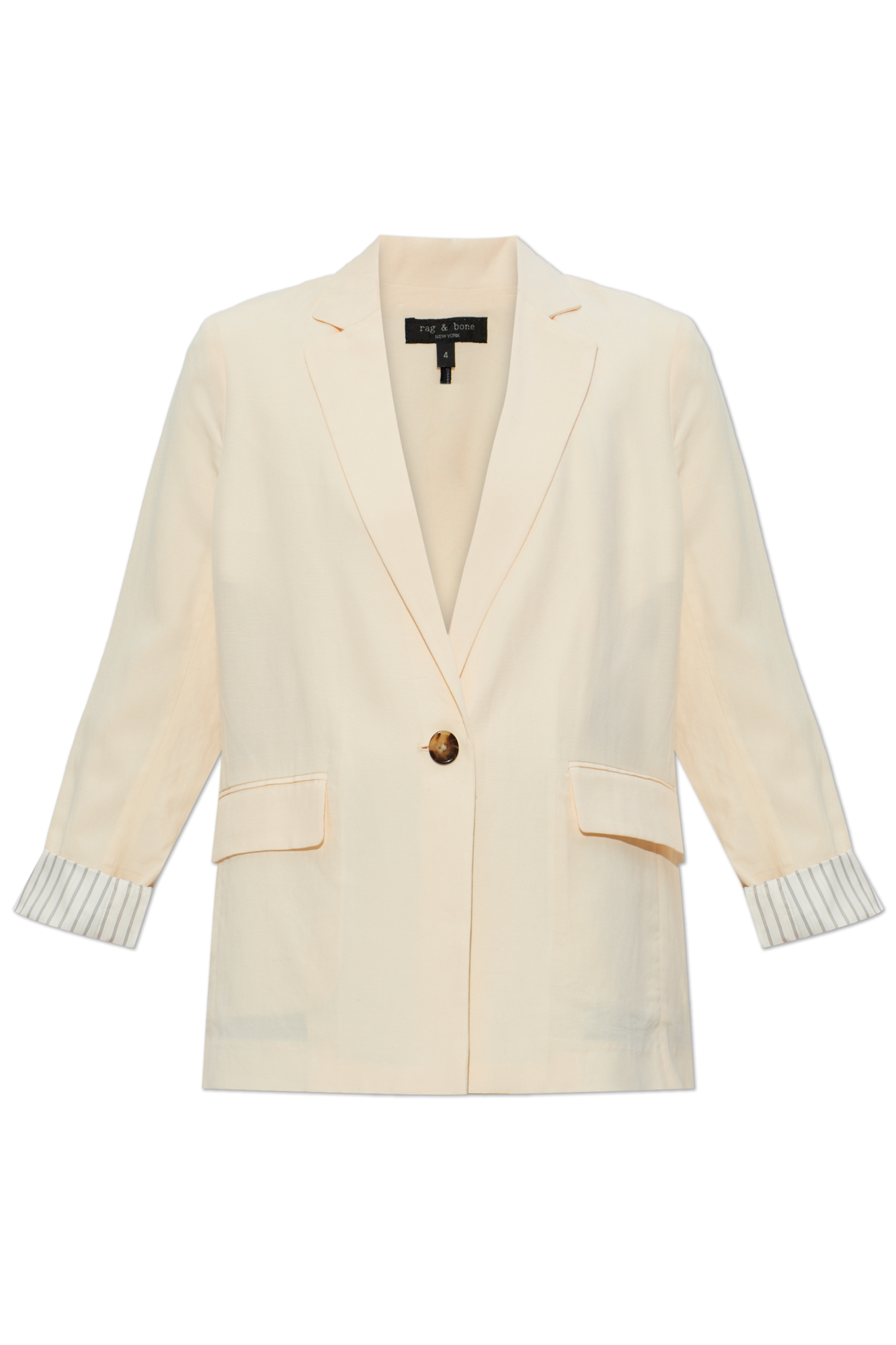 Rag & Bone Marynarka O Luźnym Kroju, Kobiety, Kremowy
