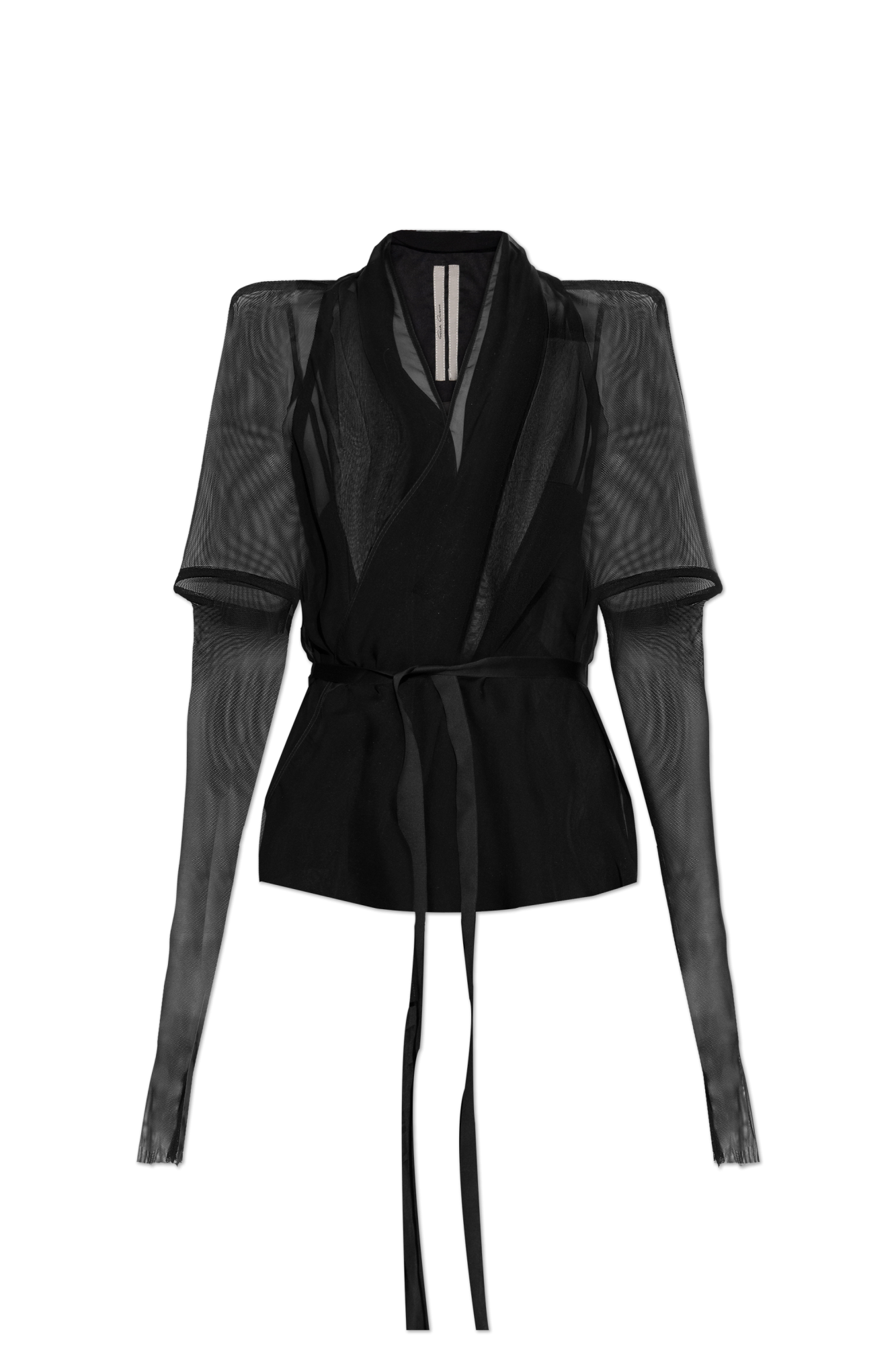 Rick Owens Transparentna Marynarka, Kobiety, Czarny
