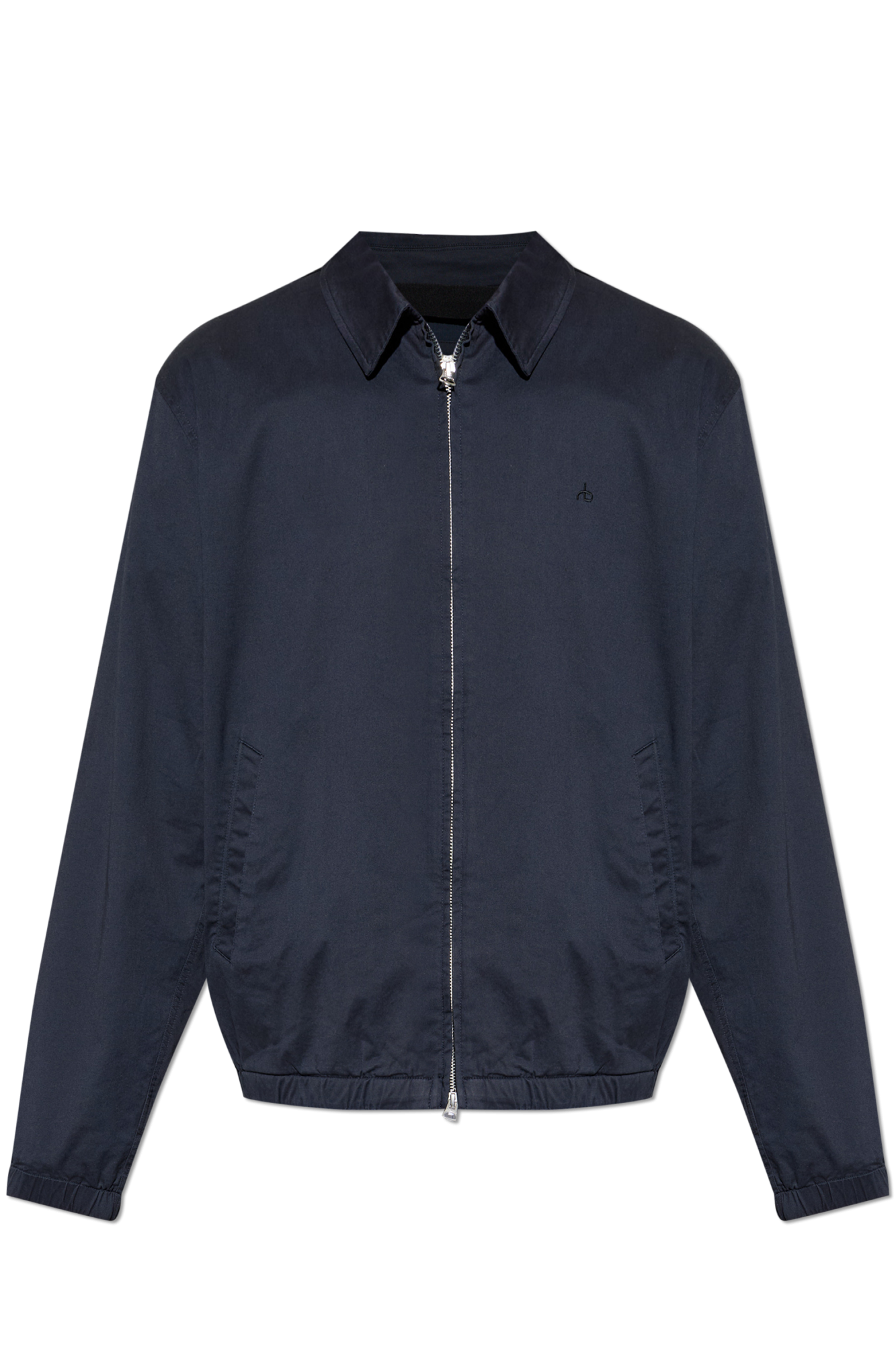 Rag & Bone Bawełniana Kurtka Z Kołnierzem, Mężczyźni, Granatowy
