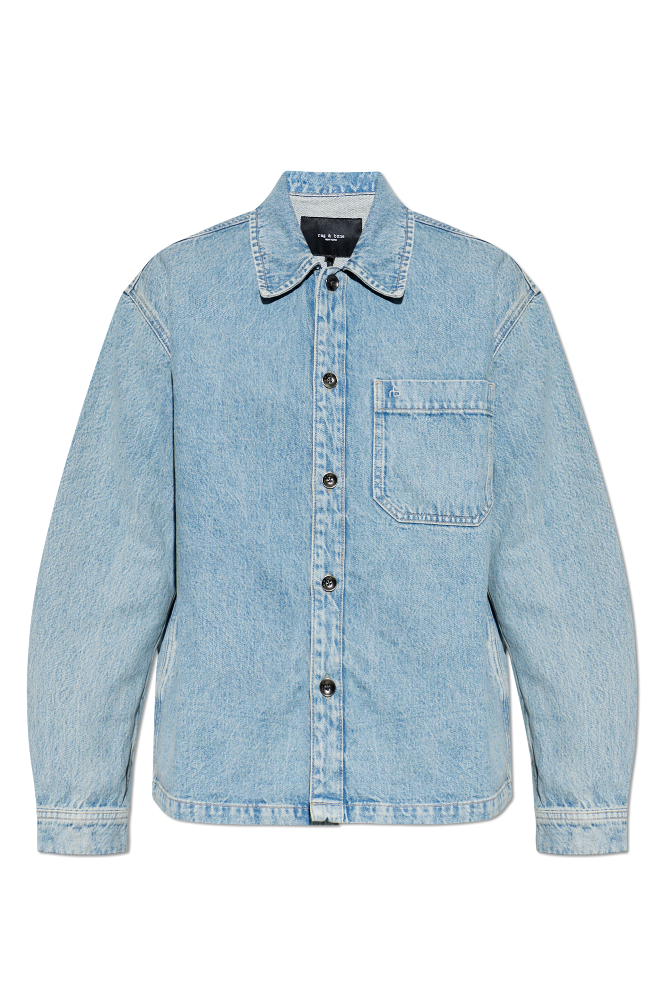 Rag & Bone Jeansowa Kurtka, Mężczyźni, Niebieski