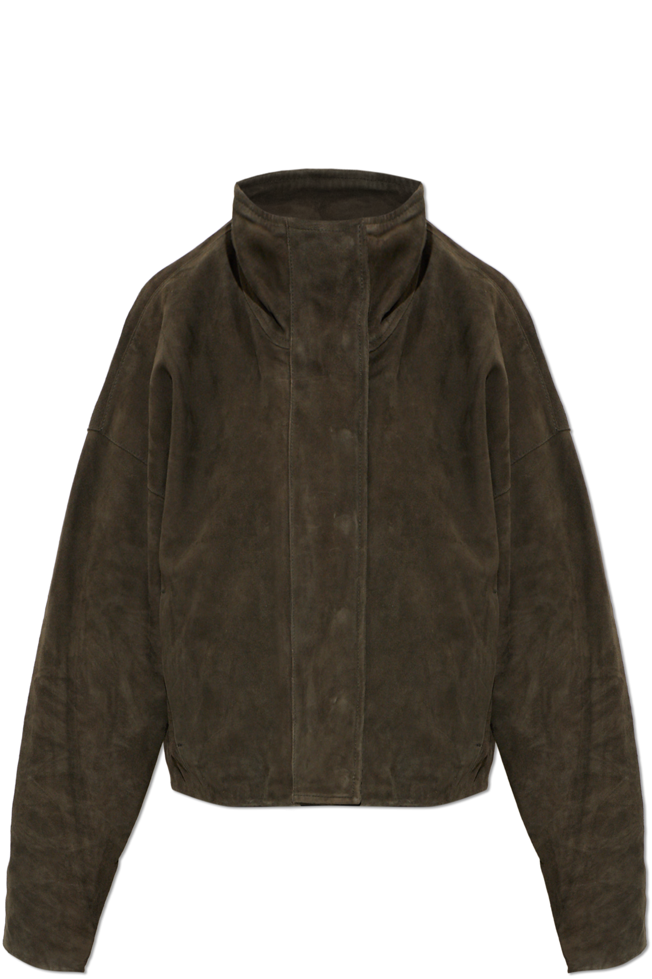 AllSaints Zamszowa Kurtka ‘Ryder’, Kobiety, Zielony