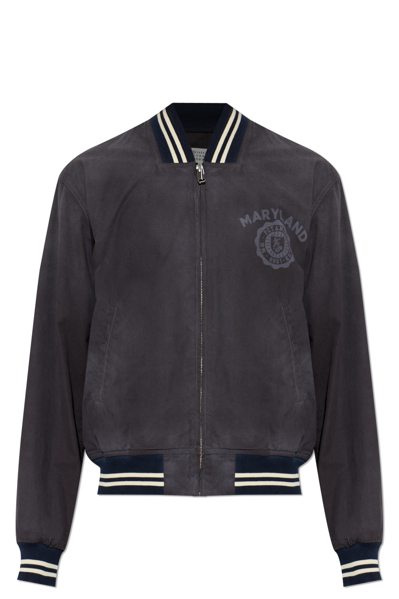 Maison Margiela Kurtka Typu ‘Bomber’, Mężczyźni, Szary
