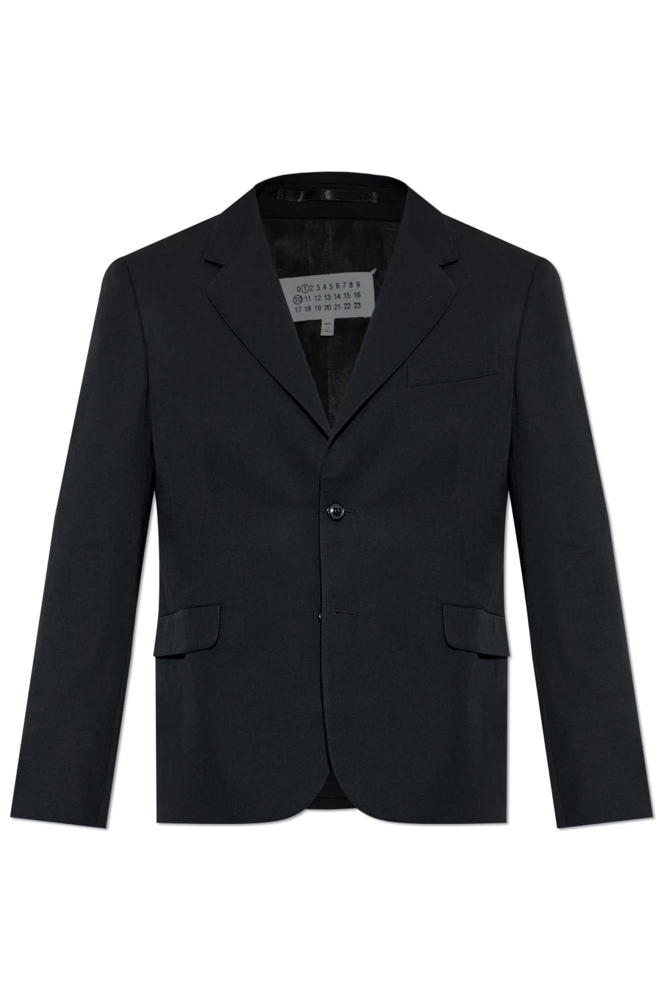Maison Margiela Marynarka Z Efektem `vintage`, Mężczyźni, Czarny