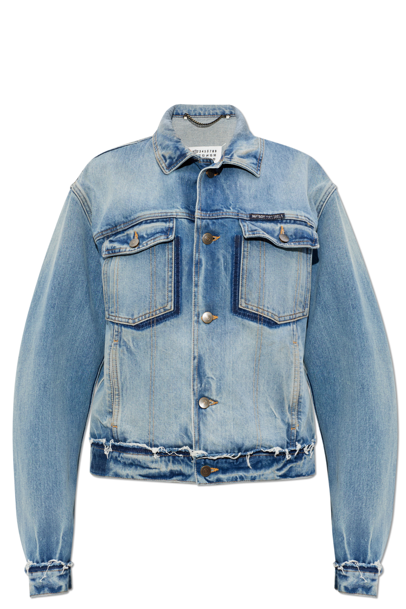 Maison Margiela Jeansowa Kurtka, Kobiety, Niebieski